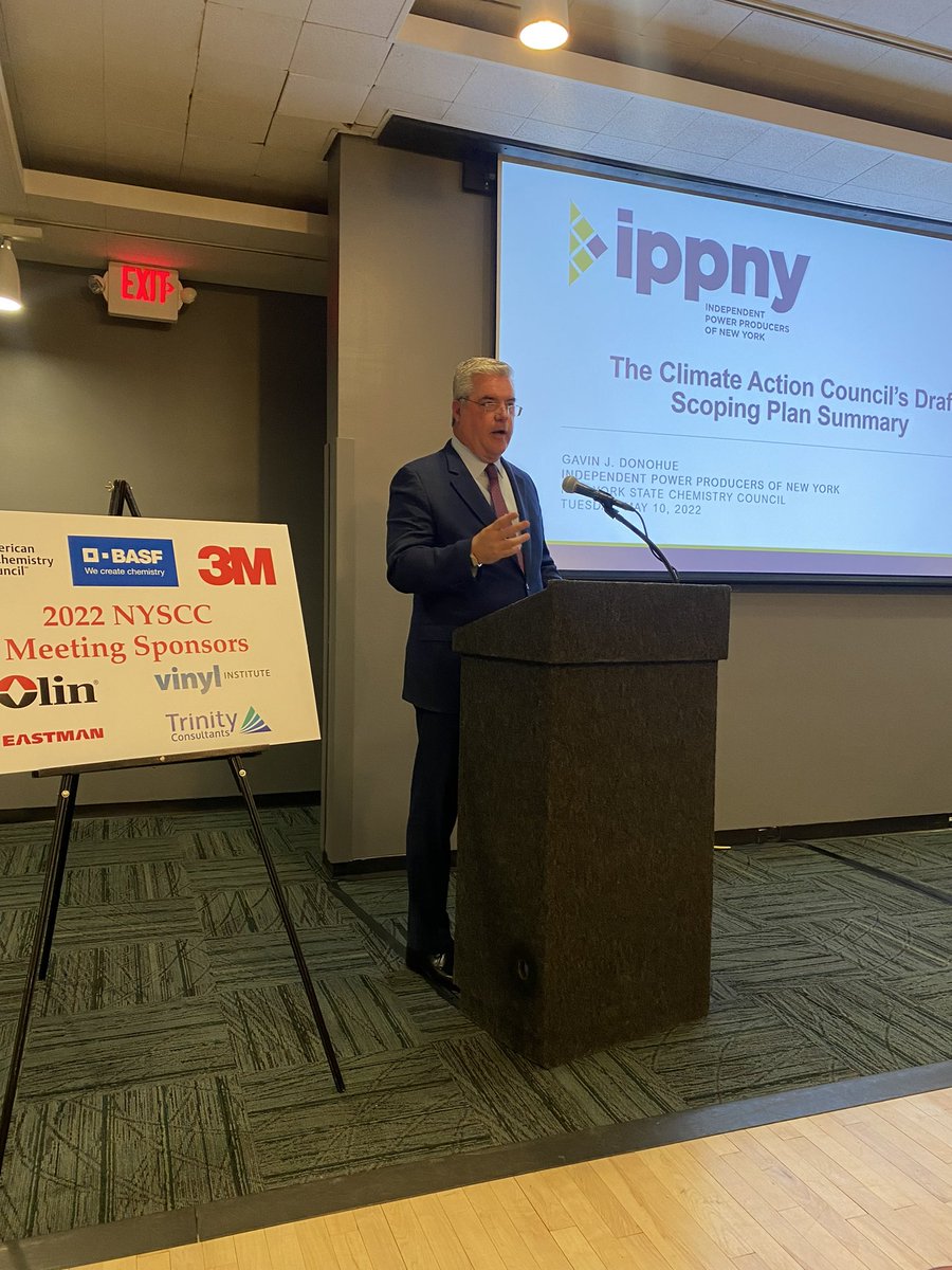 Thank you President of IPPNY <a href="/GDonohueIPPNY/">Gavin Donohue</a> for giving our members an overview of the NYS Climate Council’s Draft Scoping Plan! 

#NYSCC #IPPNY #Albany