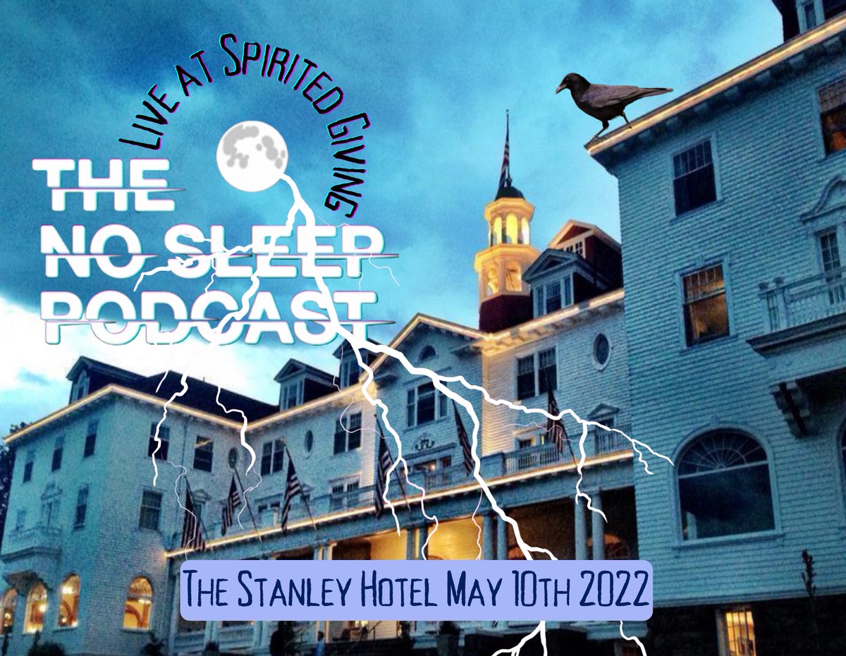 NosleepPodcast's tweet image. Who’s ready for tonight’s LIVE NSP Performance at the @StanleyHotel ? 

Brace yourselves for a live performance by @CummingsDG @GrahamNY @jnmcevoy @NRGoodnight @SarahRuthVoice with music by @WondrousSound 

#charity #horror #TuesdayMotivaton #live