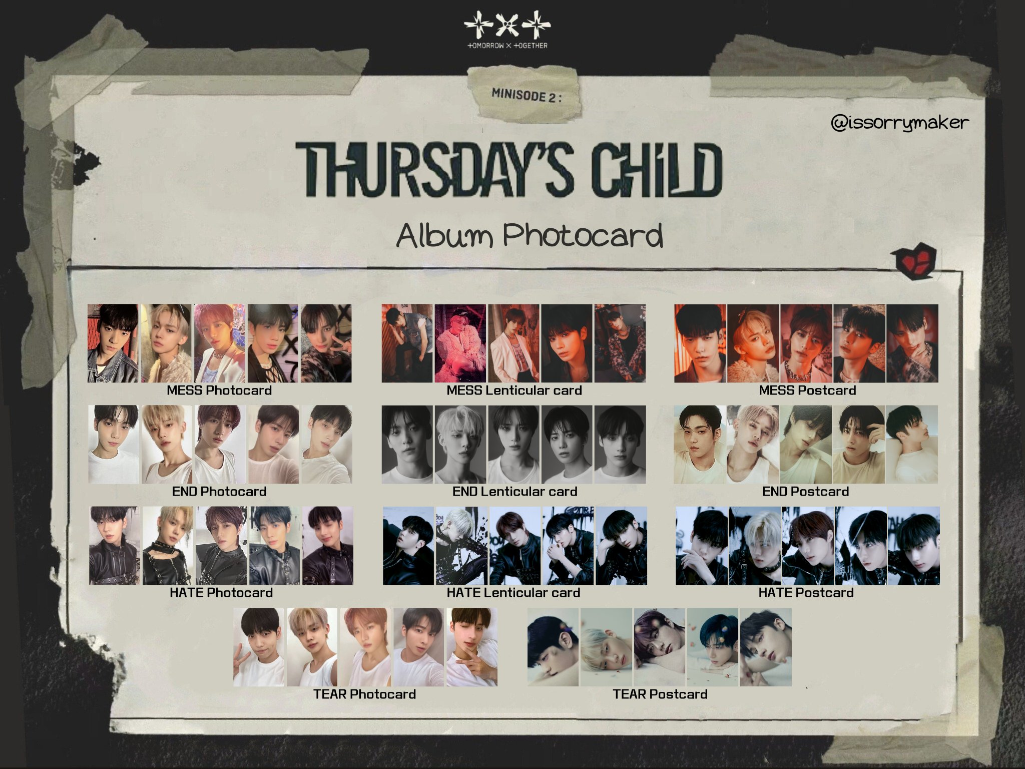 美品激安通販】 txt Thursday´s Child ホログラム トレカ | www 美品激安通販】 txt Thursday´s Child ホログラム トレカ | www