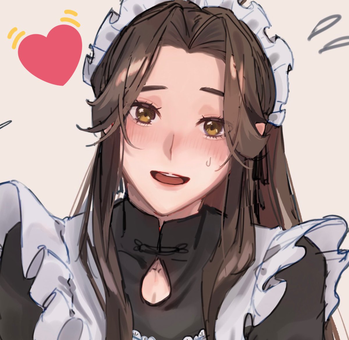 神通(艦これ) 「⚠️女装注意
5月10日はメイドの日  
#TGCF 」|じゅっさんのイラスト