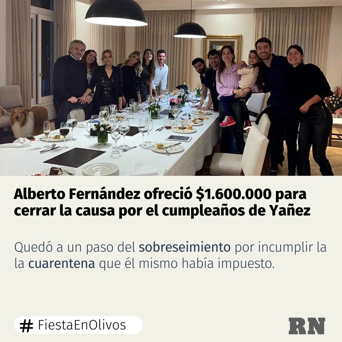 rionegrocomar's tweet photo. 🎉 #FiestaEnOlivos
💵 @alferdez acordó donar $1,6 millones para cerrar la causa por el incumplimiento de la #cuarente. También presentará una propuesta similar por #FabiolaYañez, aunque será de $1,4 millones.
Los detalles 👇👉 https://t.co/ej17wxK2EG https://t.co/0ZOH1UDXr3