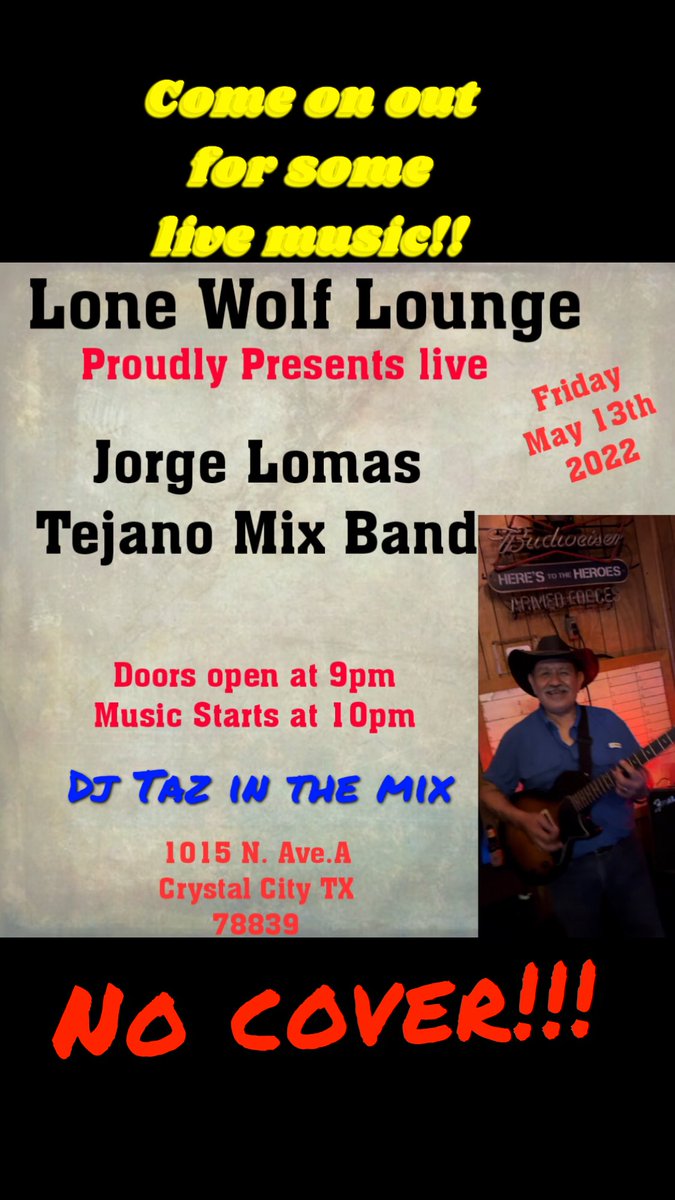 Come on out for some live music!