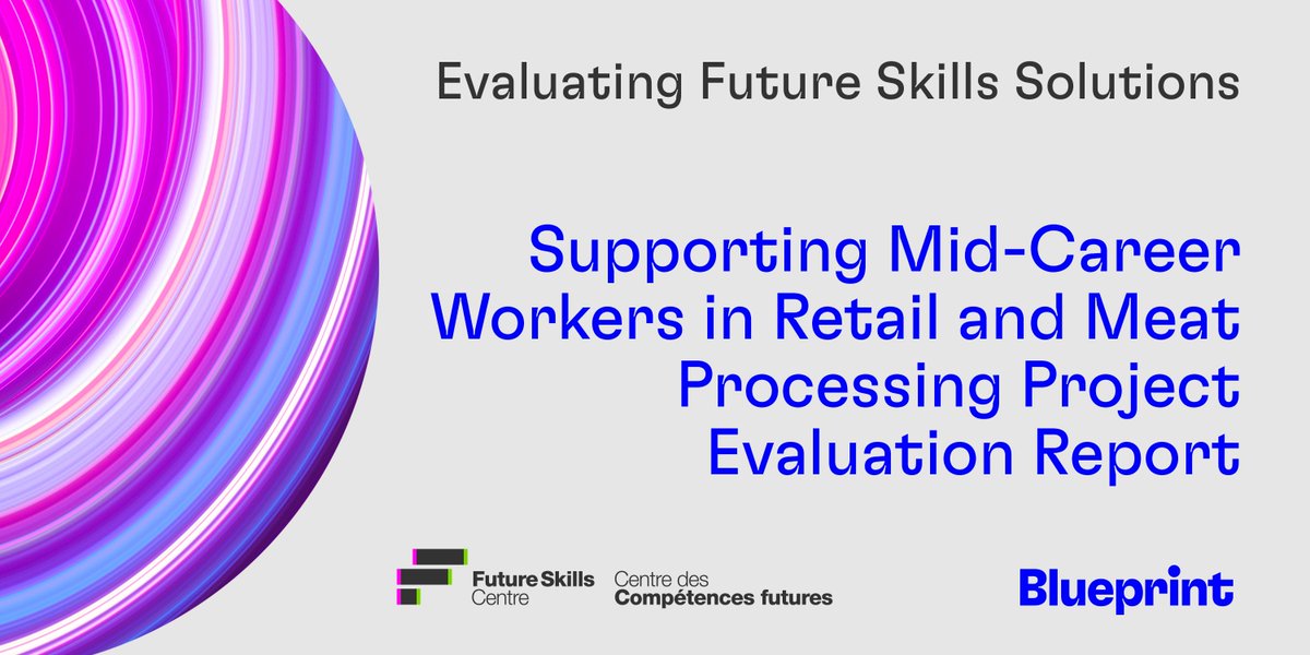Blueprint_ADE's tweet photo. Today we release our evaluation report of @UFCWCanada's Supporting Mid-Career Workers in Retail and Meat Processing Project, which provided upskilling and re-skilling training for workers at risk of being replaced by automation. 

Read the report: https://t.co/oUuFcnCpAA https://t.co/SXWyEWTjQo