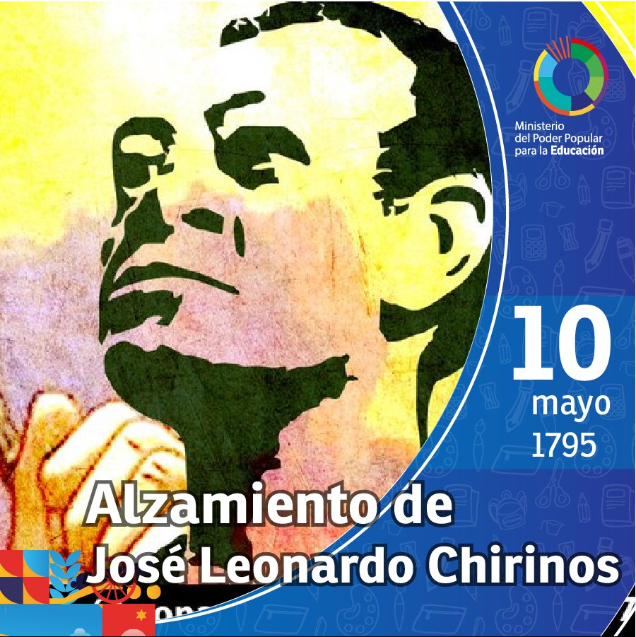 #EFEMÉRIDE | Hoy #10May se conmemoran 227 años de la rebelión de los esclavos que consolidaron su libertad ante los colonos de la época, quienes fueron liderados por José Leonardo Chirinos, que con su pensamiento revolucionario buscaba la abolición de la esclavitud definitiva.