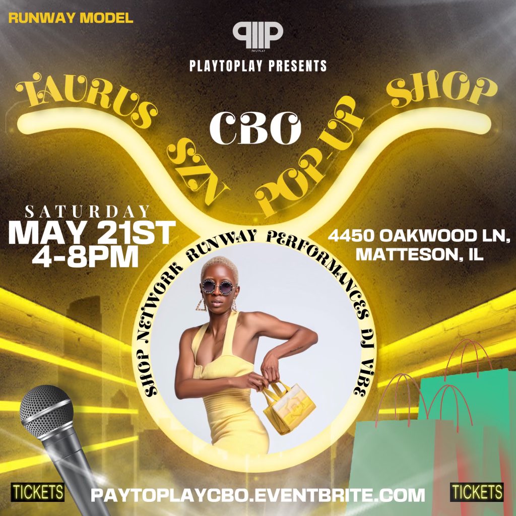 _shawnmitch's tweet photo. 25+ Models, 10 Artists, 20 Vendors
CBO SHOWCASE MAY 21st
-
https://t.co/RsZON5wvrf
-
#PayToPlayTour #CBOShowcase #DreamQueens #TaurusSZN #Chicago #Fashion
-
@imb_kyla @Amazon_Goddess_ @PayToPlay_ENT @jayvictoriaaa @_dejavvu @WooBosco @DJShonChicago @DaRealTarrueche @daag_ronda https://t.co/rkIrUsjHSU