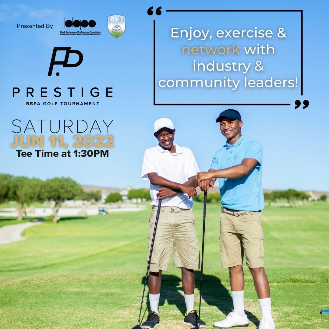 Join us for an exciting day of golf at the prestigious Angus Glen Golf Club on Saturday, June 11, 2022, in support of our National Scholarship Program! #bbpa #empower #golf #golftournament #torontogolf #blackyouth #supportblack #supportblackyouth