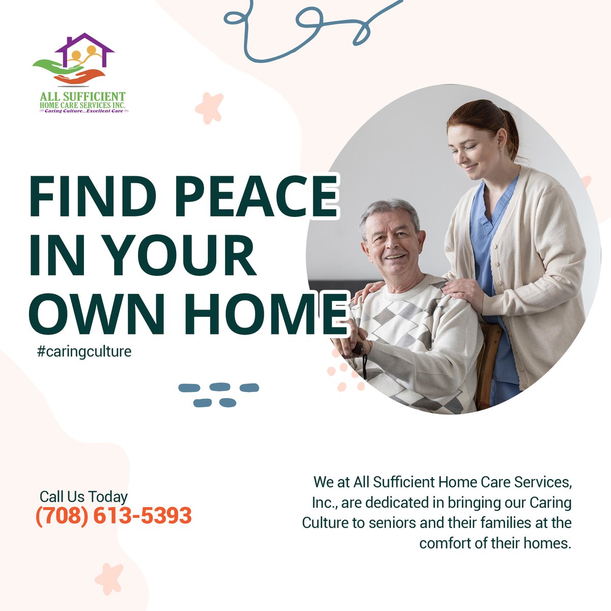 AllSufficient's tweet photo. Your home is your sanctuary. We'll help you keep it that way. Personal home care offers in-home assistance to older adults who either have physical disabilities or chronic health conditions. Call us today and find out more! https://t.co/t24aifTyjm