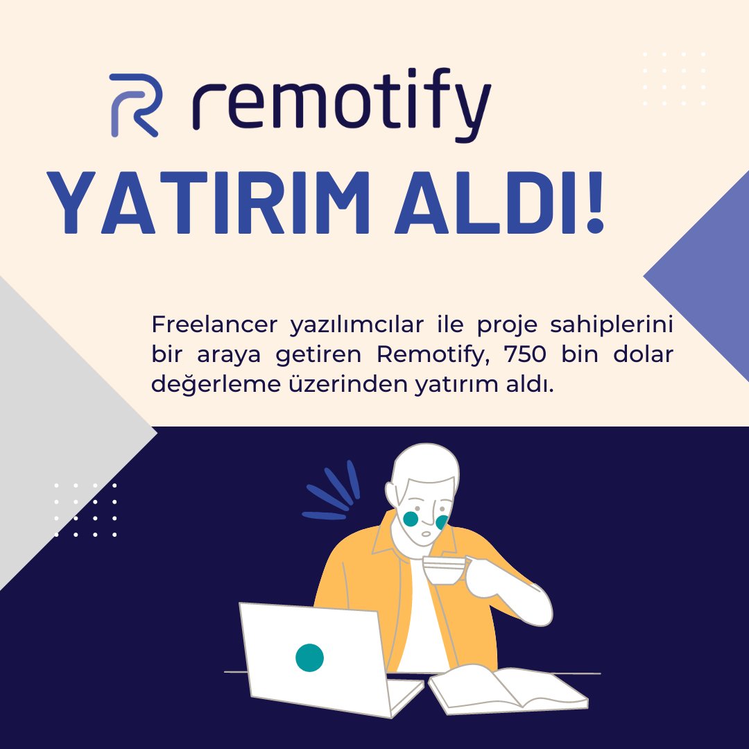 albarakagaraj's tweet photo. Baharın gelişi güzel haberleri de beraberinde getirdi 🍃
Albaraka Garaj'ın 5.dönem girişimlerinden freelancer yazılımcılar ole proje sahiplerini bir araya getiren Remotify, 750 bin dolar değerleme ile yatırım aldı. 💸 @remotifyco 🎉
#yatırım #investment #remotify #innovation https://t.co/gzyRX1NIjC