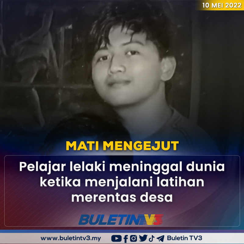 BuletinTV3's tweet photo. MATI MENGEJUT | Seorang pelajar lelaki sekolah menengah di Marang, Terengganu, meninggal dunia ketika menjalani latihan merentas desa pagi tadi.

Video penuh: https://t.co/ZMK4g2083q https://t.co/wNFZWsHsaA