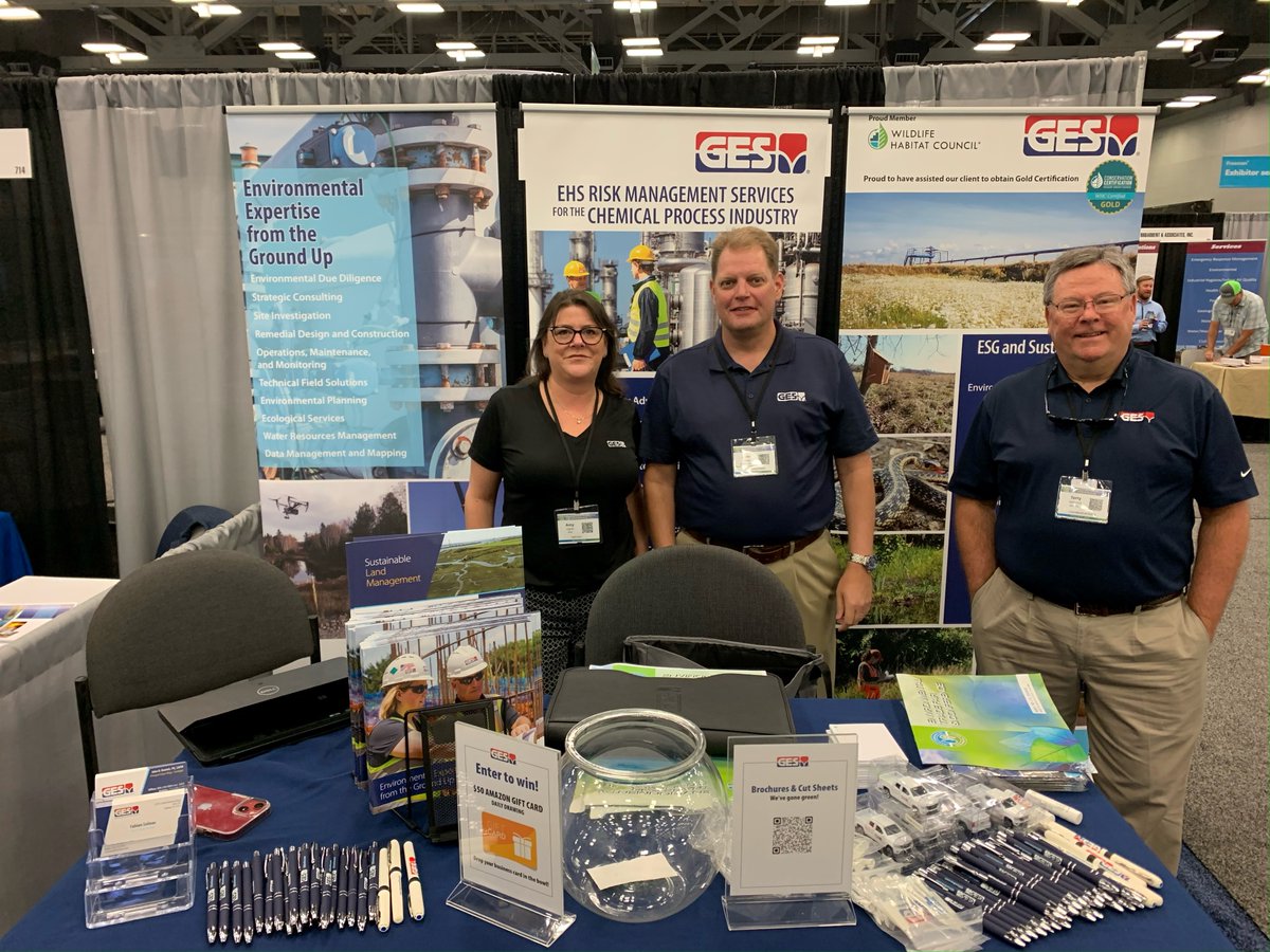 GESOfficial's tweet photo. Are you at the #TCEQ? @GESOfficial is exhibiting - booth #716, stop and say hello! https://t.co/BAUfcjQgLN