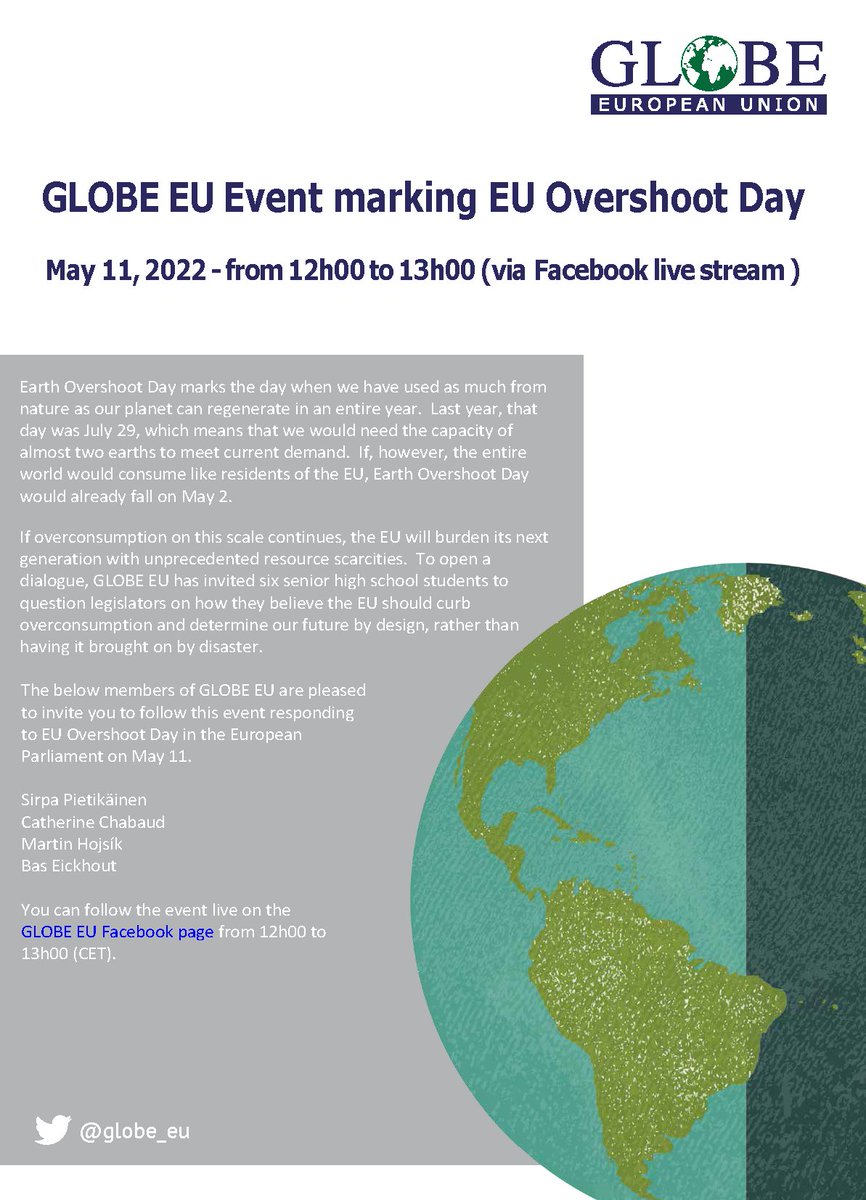 GLOBE_EU's tweet photo. https://t.co/7QbbVFaJFF