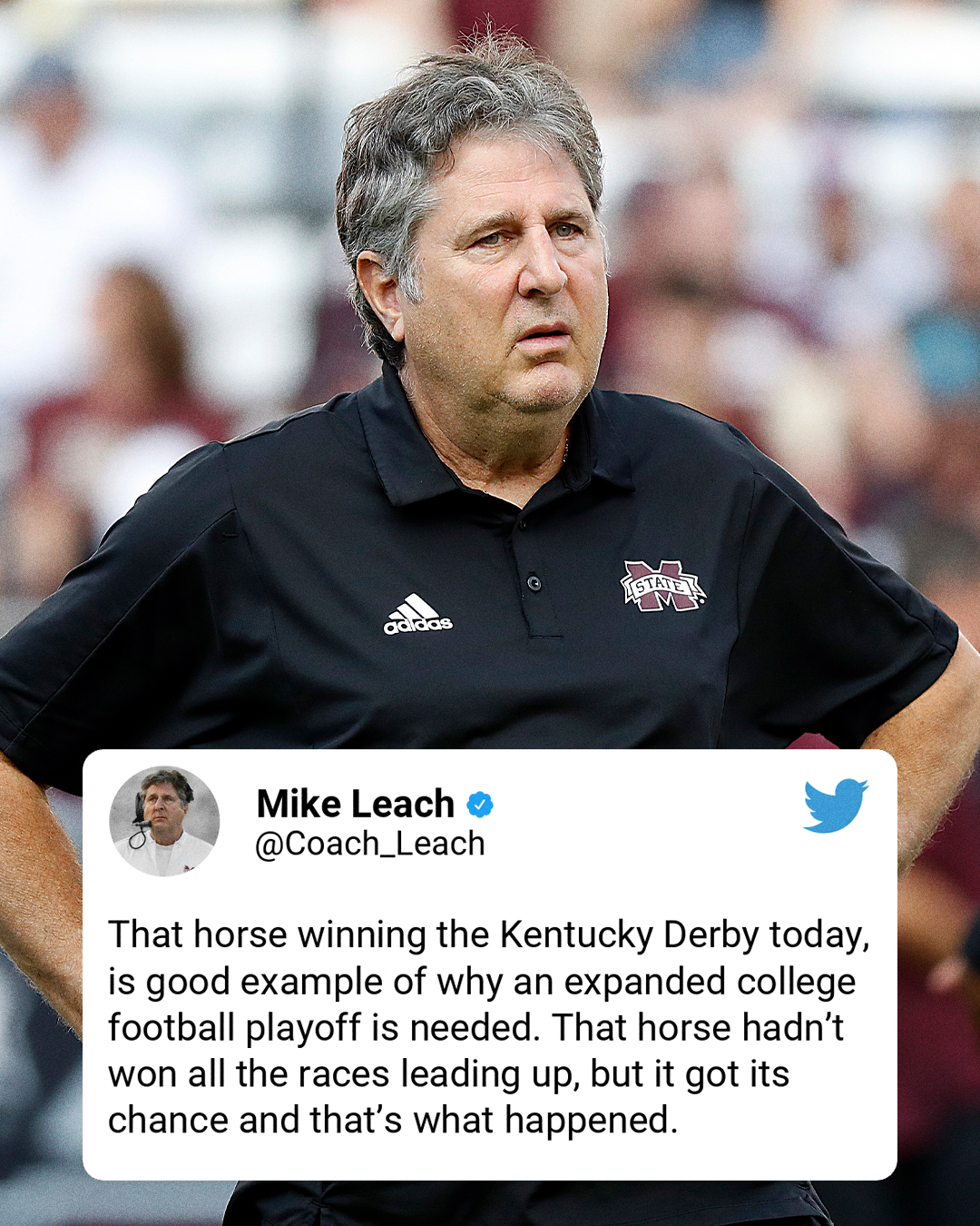 ESPN College Football on Twitter "The Kentucky Derby got Mike Leach