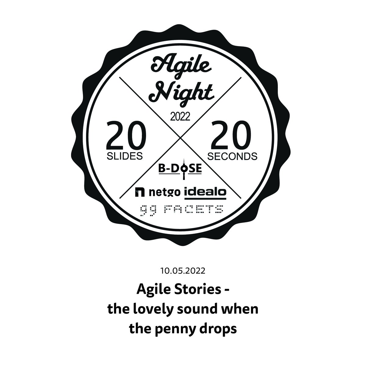BerlinDoSE's tweet photo. Ganz bald, endlich, um 17:30 startet die 20x20 Agile Night! Schaut euch die tollen Vorträge  an und votet mit:  https://t.co/DWrVIEbDce https://t.co/GeIXcaso0T