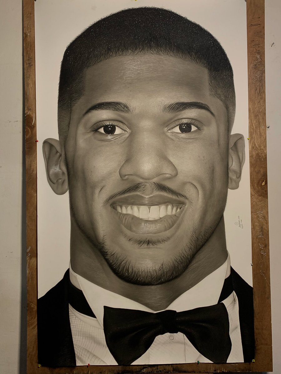 Konnect_Ng's tweet photo. Meet Moses @ArtBigmozz , a Nigerian creative and artist. He drew a realistic drawing of @anthonyjoshua. 
Retweet 🔄 and appreciate this wonderful piece of art.

[ Another 3 jamb #snapchat #Gbola #WhatsApp #Another12 #asuu mercy aigbe  #ilorinprotest #nudity  ] https://t.co/ksw4Rrri6k