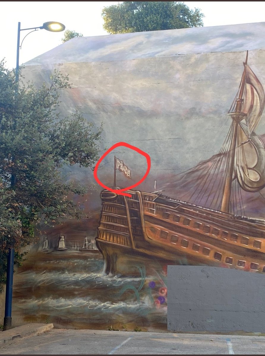 BeliloNoni's tweet photo. Dont think that flag was flying in HMS Victory.  I also think they had guns too.  Just wondering when are we going to stop entertaining the woke community.  If history offends you, I recommend you find the help you need. https://t.co/Nqa1nXCvbg