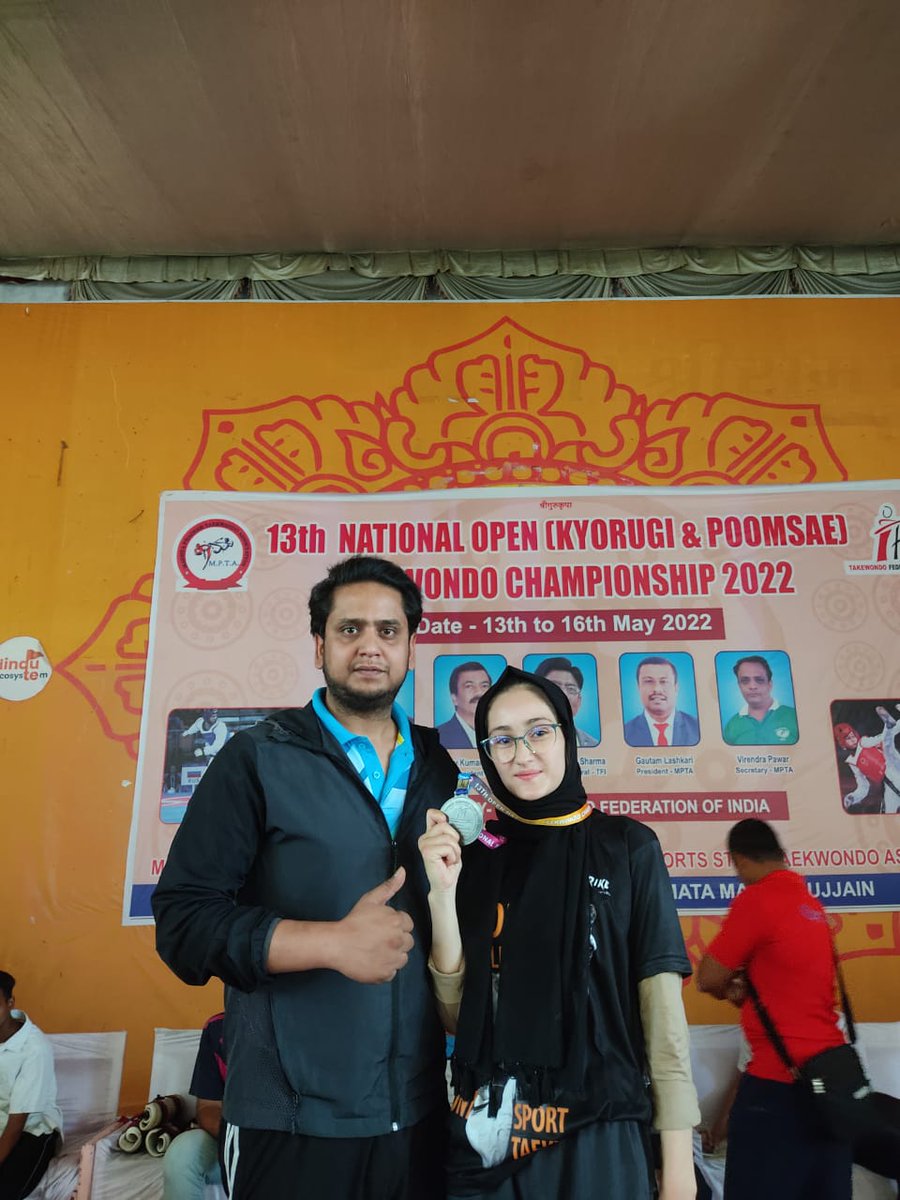 Girl power from #Ladakh ! Congratulations to Rabia Bilal for winning the Bronze Medal in 13th National Open Taekwondo Championship 2022
<a href="/prasarbharti/">Akashvani News Leh</a> <a href="/ddnewsladakh/">DD NEWS LADAKH</a>  <a href="/DDNewslive/">DD News</a> <a href="/airnewsalerts/">All India Radio News</a> <a href="/DIPR_Leh/">DIPR Leh</a> <a href="/DIPR_Kargil/">DIO Kargil</a> <a href="/MinistryWCD/">Ministry of WCD</a> <a href="/PIB_India/">PIB India</a>