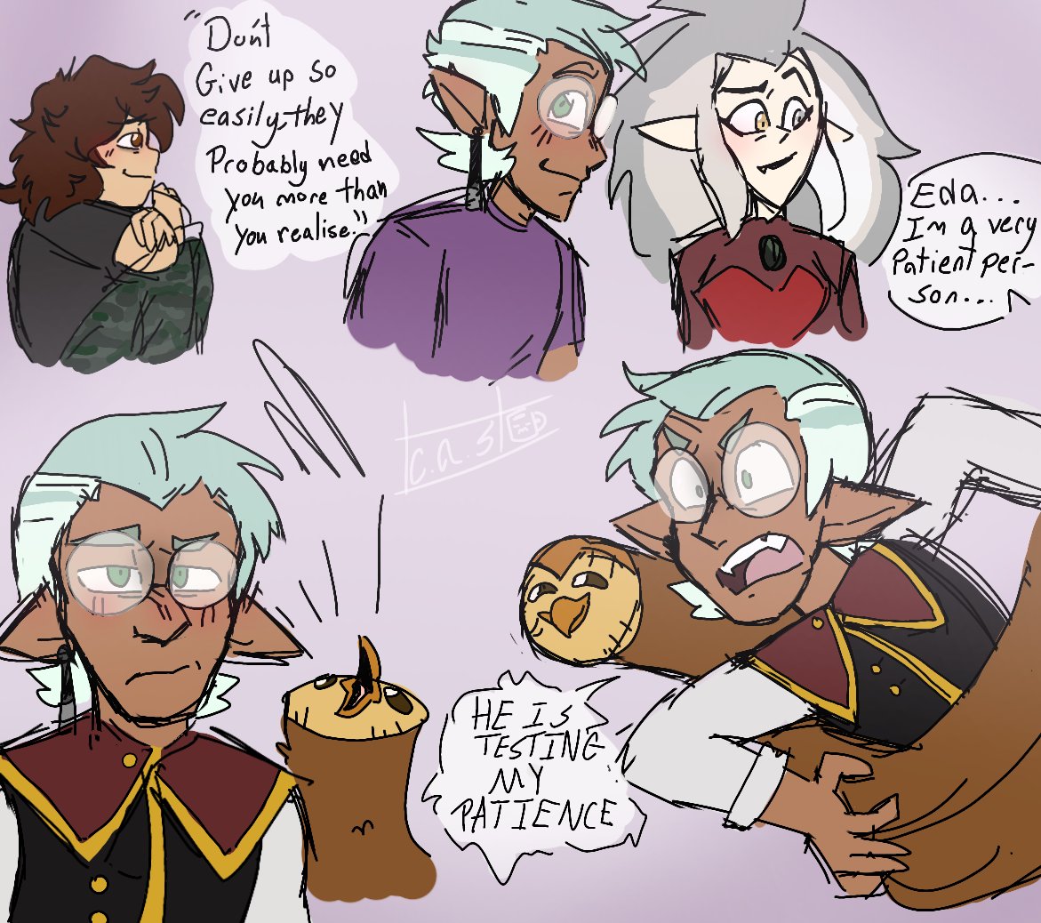SuperStar_B0ngo's tweet photo. Hiya! Im new to Twitter so if anyone can help out I'd like that :) heres some art I made not too long #theowlhousefanart #rainewhispers #edatheowllady #raeda #raineandeda #edalynclawthorne #hootytheowlhouse https://t.co/9rBy8ZvzAC