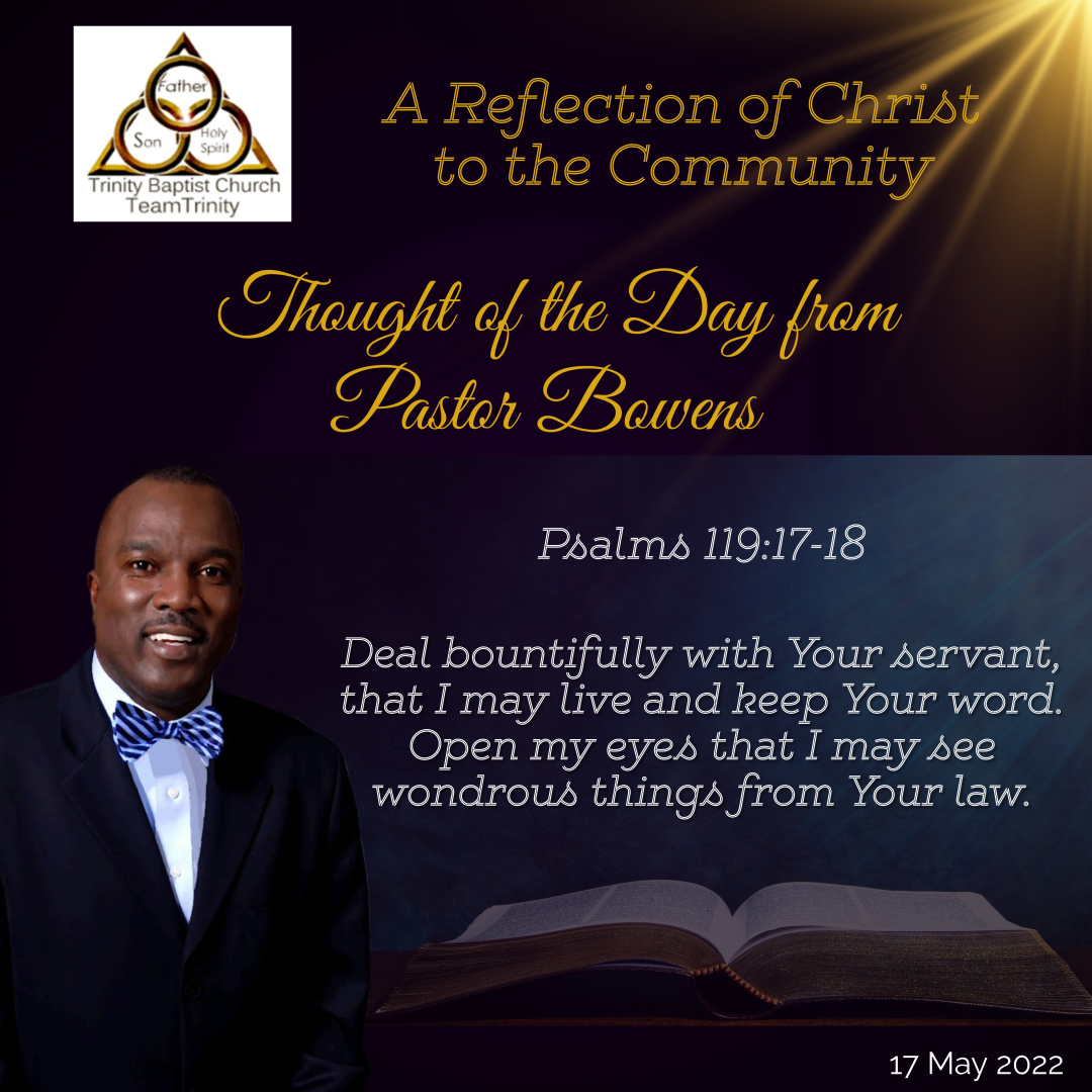 DrTBowensJr's tweet photo. Thought of the Day from Pastor Bowens https://t.co/ieYbSQq5aM