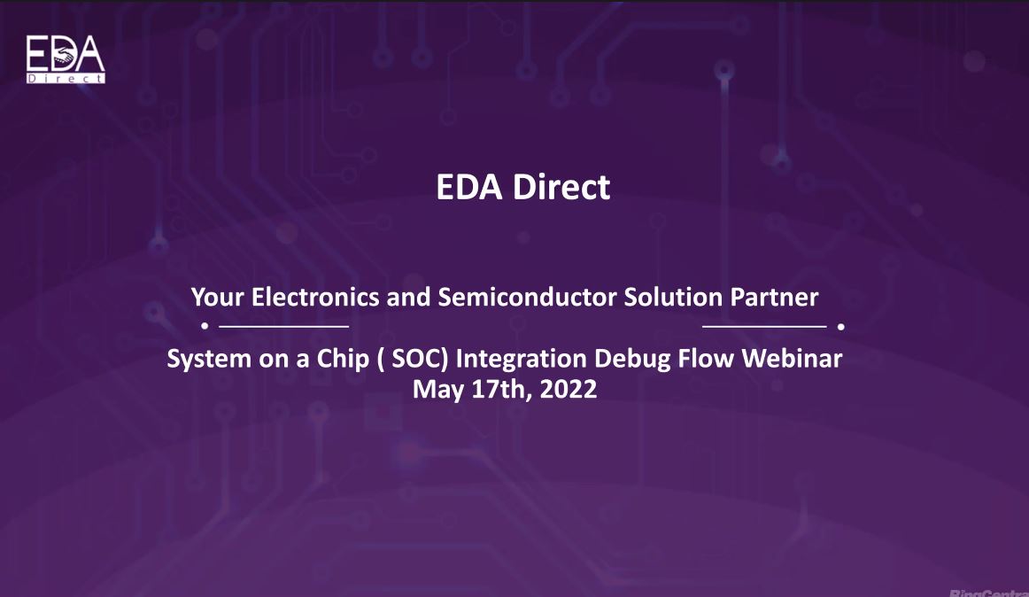 edadirect's tweet photo. Thanks to all the engineers who attended the System on a Chip Integration Debug Flow Webinar. For those who could not come, pls just log in with your registered email or sign up free https://t.co/24R5vG4haQ

#netlisttoschematics #StarVisionPRO analog #RTL #mixedsignal https://t.co/eNs9klya8J