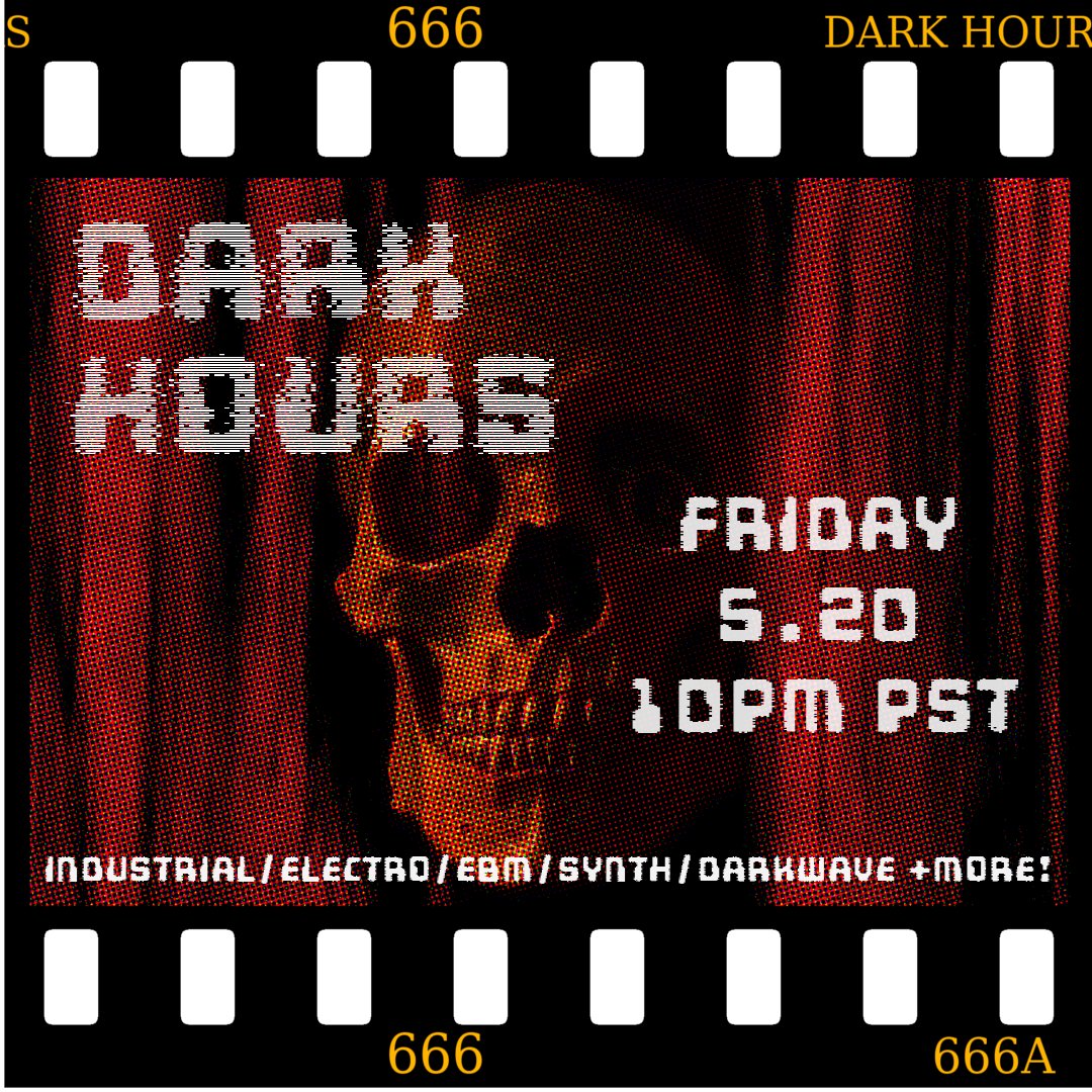 djshadowlace's tweet photo. It's my birthday weekend! Let's show the dancefloor what's what!
Join us!!
DARK HOURS
Friday 5.20
10pm PDT
https://t.co/W1W5mDXh8g
#darkhours #industrial #electro #ebm #synth #ebsm #techno #darkwave #postpunk #synthwave #aggrotech #industrialtechno #newwave #andmore #horrormovies https://t.co/uyx0w9xHyP