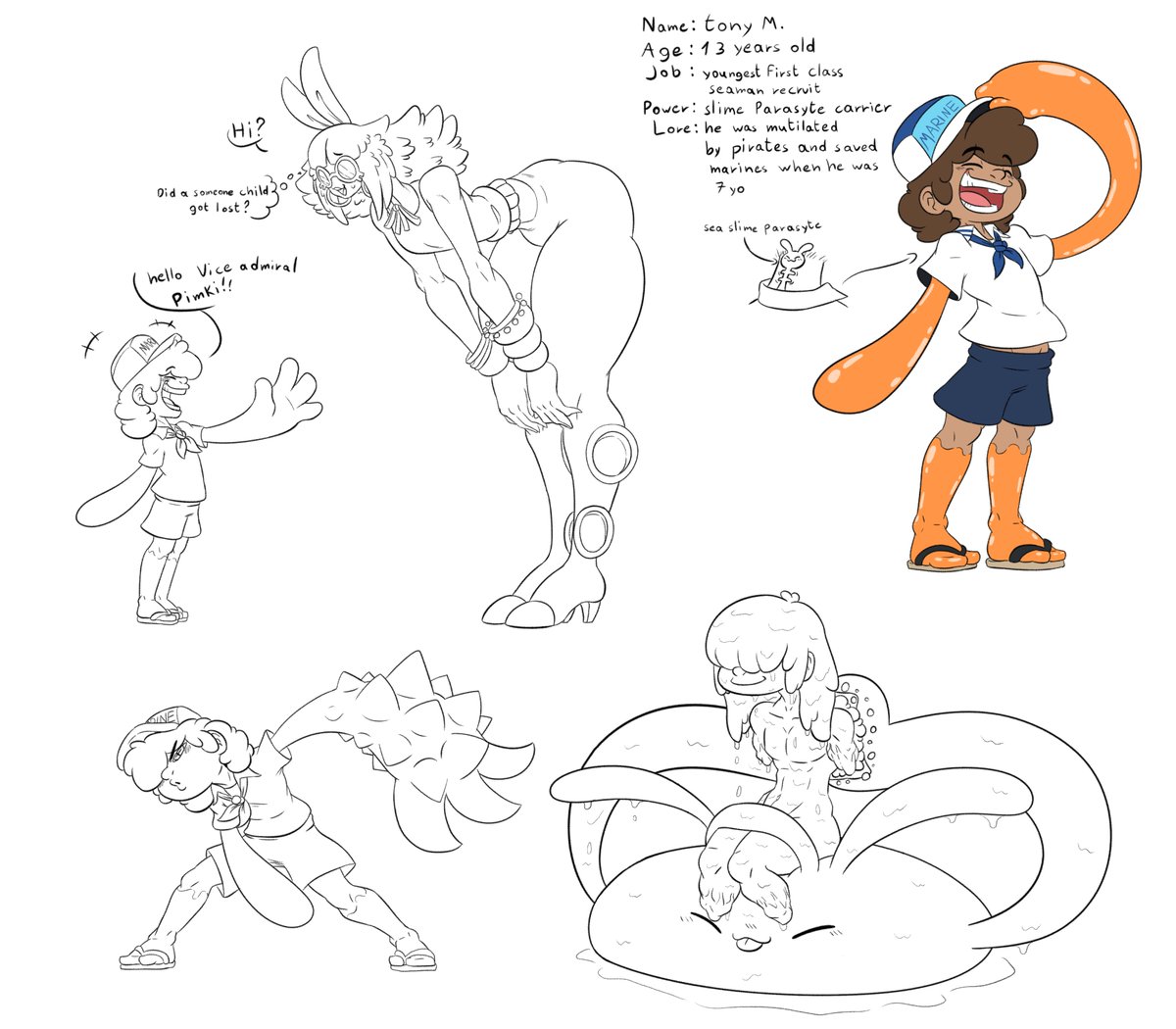 slime_draws's tweet photo. @Pinky_Bow_Tie made one for yer story, u can use him if ya want UvU https://t.co/F7hspXwRBY