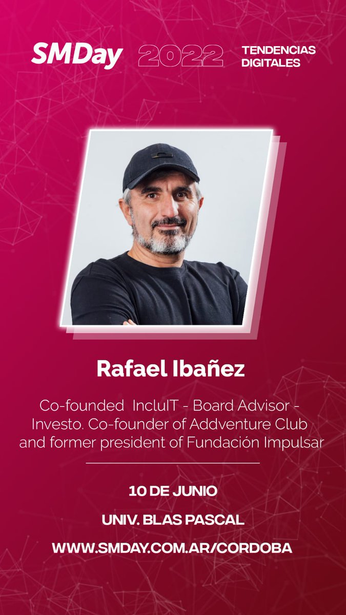 rafaelibanez's tweet photo. @SmdayCba https://t.co/OBXd6U2k7y Estaremos compartiendo miradas en una conversacion abierta de #DigitalTransformation. 
Gracias por la invitacion a ser parte https://t.co/Lbg2cdNRIo