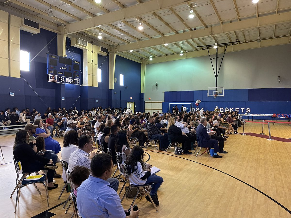dsahsokc's tweet photo. Thank you Dove Science Academy Middle School South OKC for using our gym. It was a great completion ceremomy for 8th graders. We were able to welcome our new freshmen students to our building. We are all excited for 22-23 #disciplined #organized #vigorous #education #dsahsokc https://t.co/Mz8Nwbpe4E