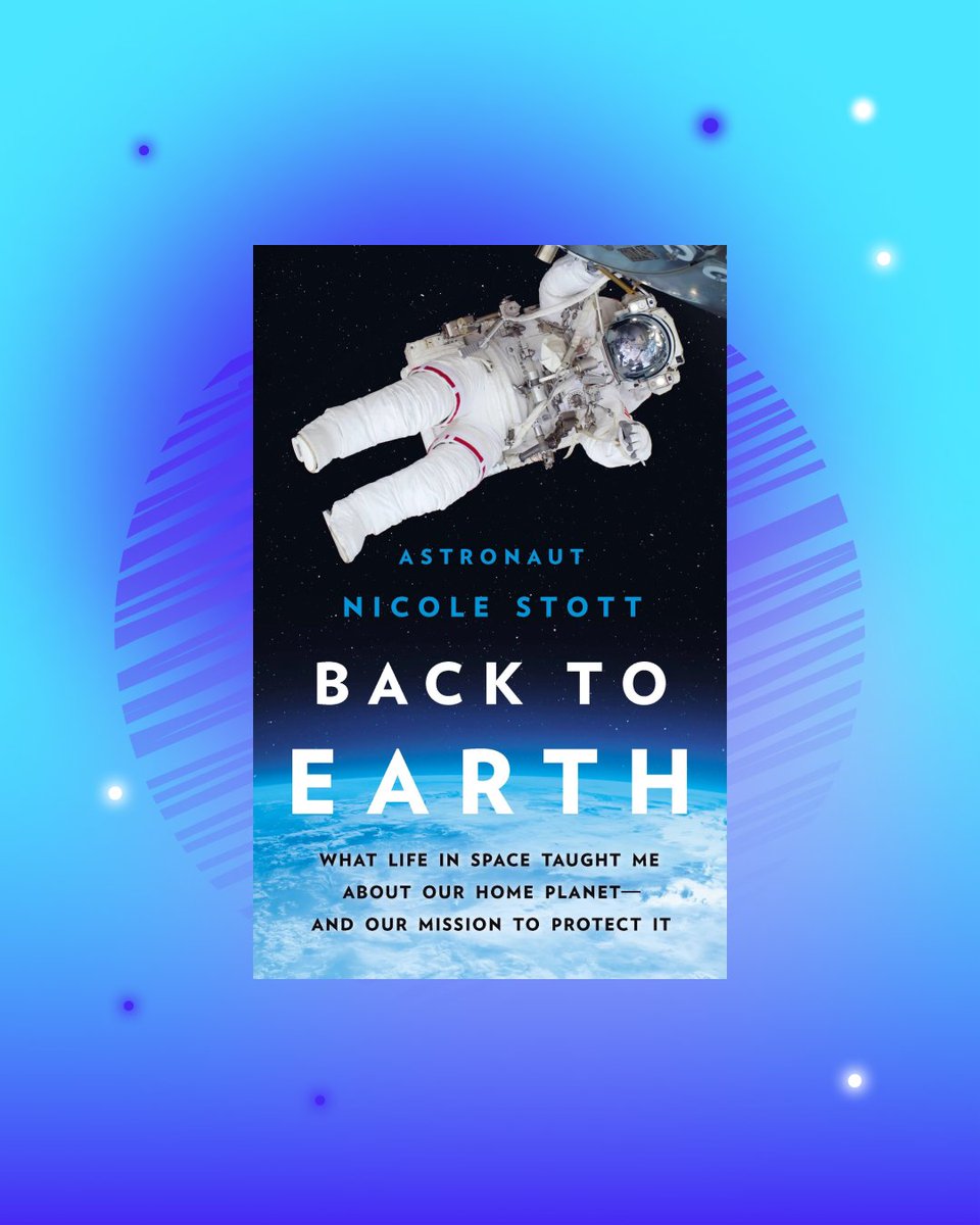 DesignAtlasPod's tweet photo. Our recent guest, @Astro_Nicole, published her book titled Back to Earth last fall. If you haven't had a chance to check it out yet we highly recommend it! You can find it wherever books are sold. #designatlas #season3 #scienceanddesign #astronauts #NASASocial #NASAastronauts https://t.co/S0x31ZdDeG