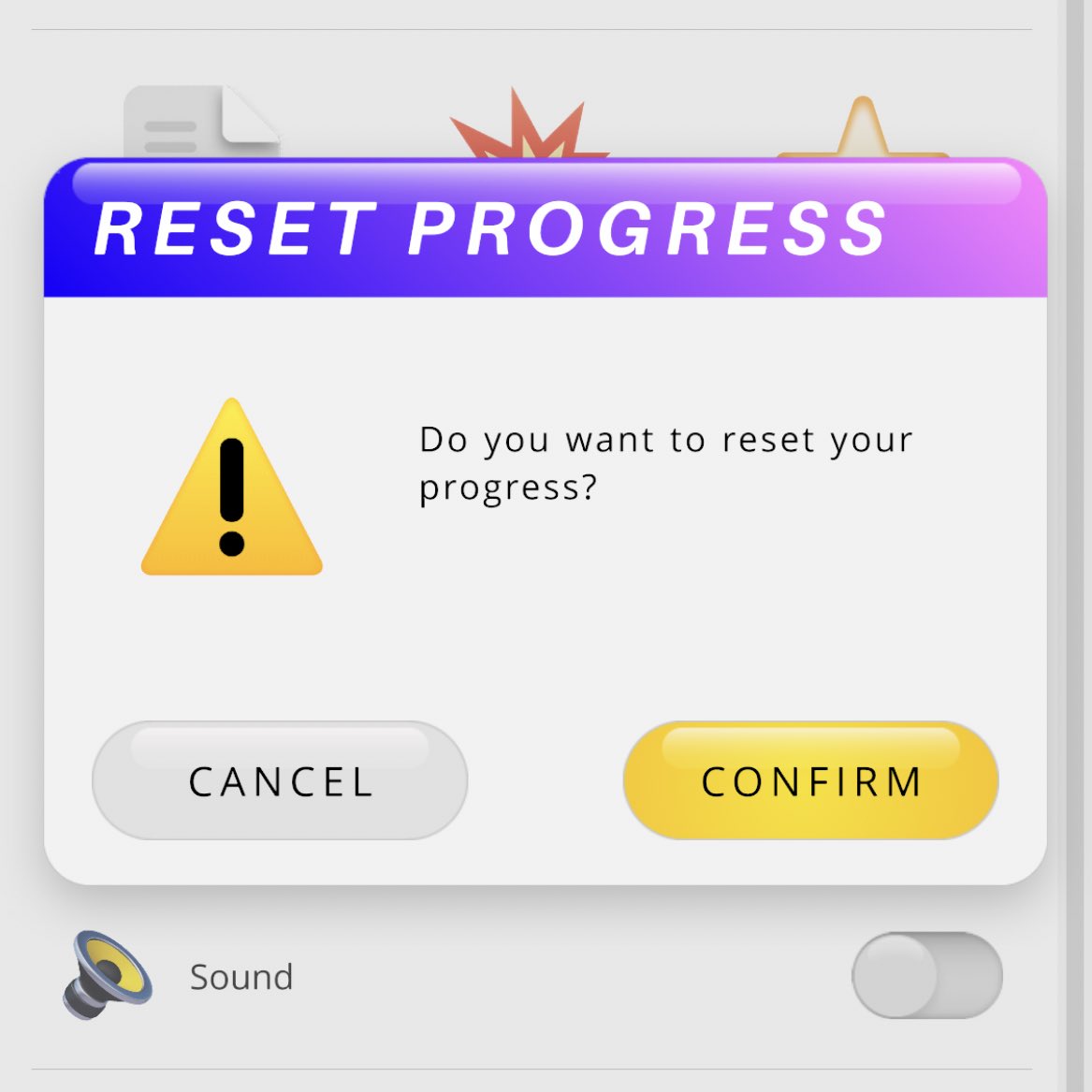 gaschka's tweet photo. Are you sure?
#marbloid #ios #progress #ui #games
@AppStoreGames @Supyrb https://t.co/yJaTxLMaIF