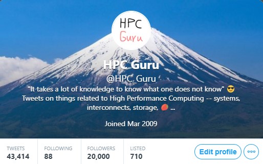 HPC Guru tweet media