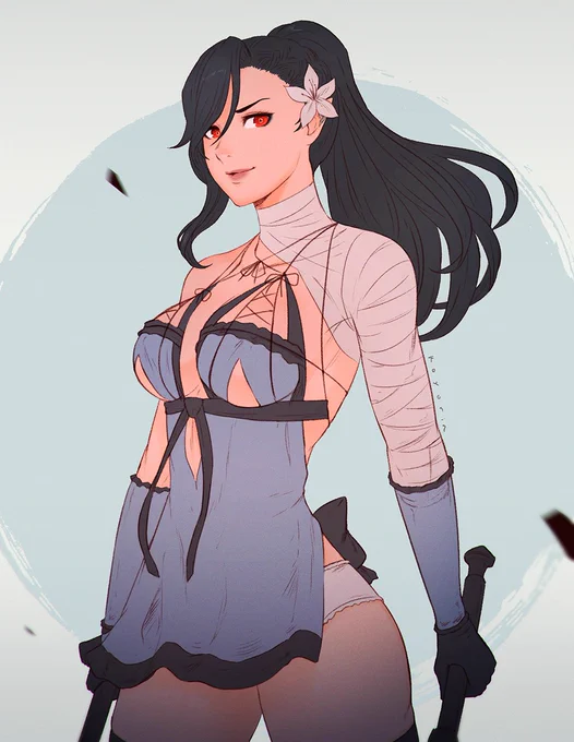 hilda in kainé's otufit...! // 2021 // #FFXIV #FF14 #NieRReplicant 