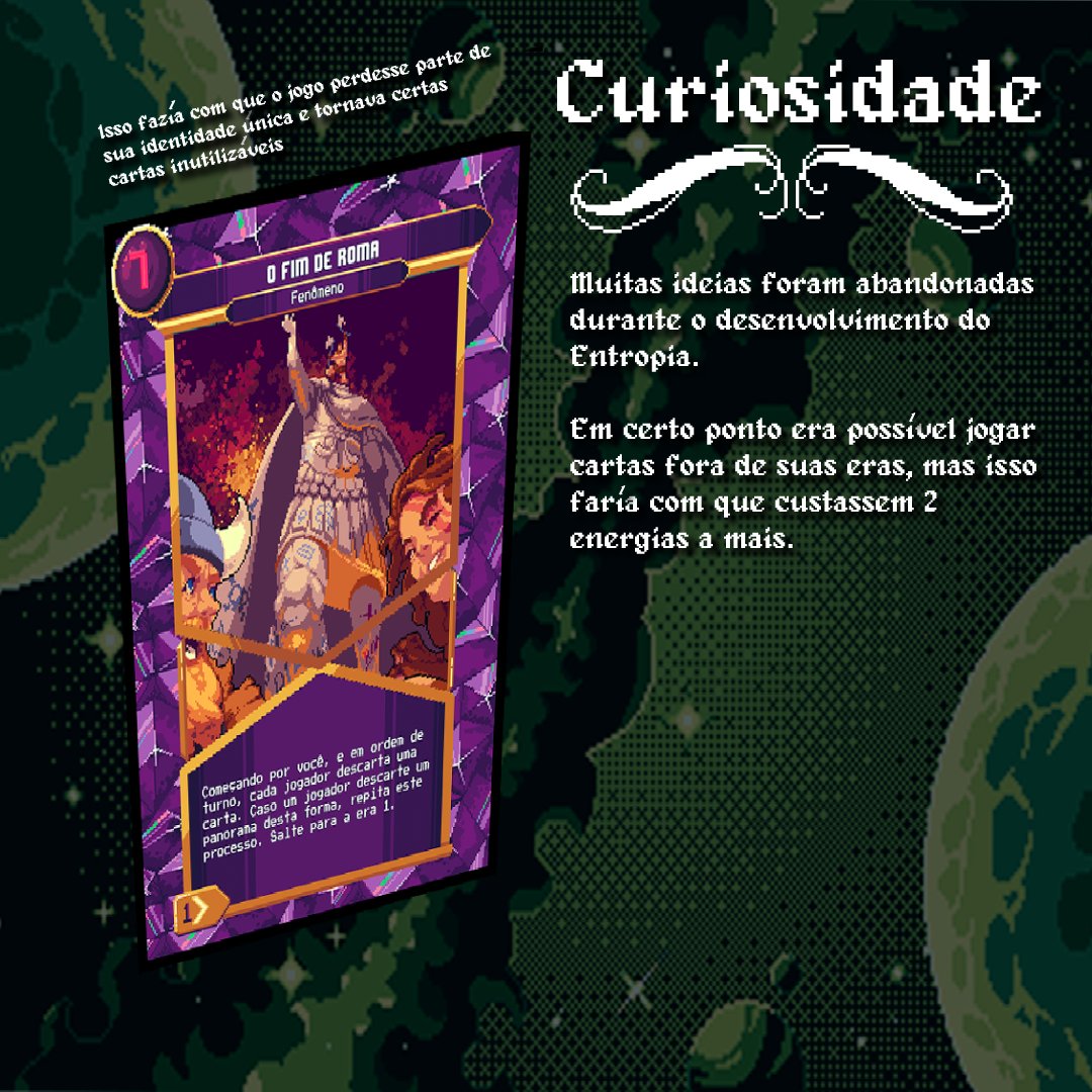 CardEntropia's tweet photo. Espero que gostem de dicas, curiosidades sobre o jogo e histórias. Pretendemos trazer mais material como esse. #pixelart #cardgames https://t.co/E5is2D3LZi