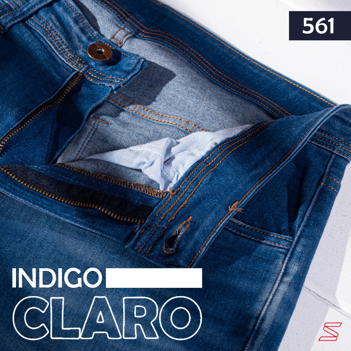 #OurBlues _ Índigo Claro
Se obtiene mediante el teñido con menor dips en colorante índigo cero anilina.
561 tiene un color que permite obtener una paleta de lavados de tonos índigos medios y limpios, acortando los tiempos de producción en lavandería.
