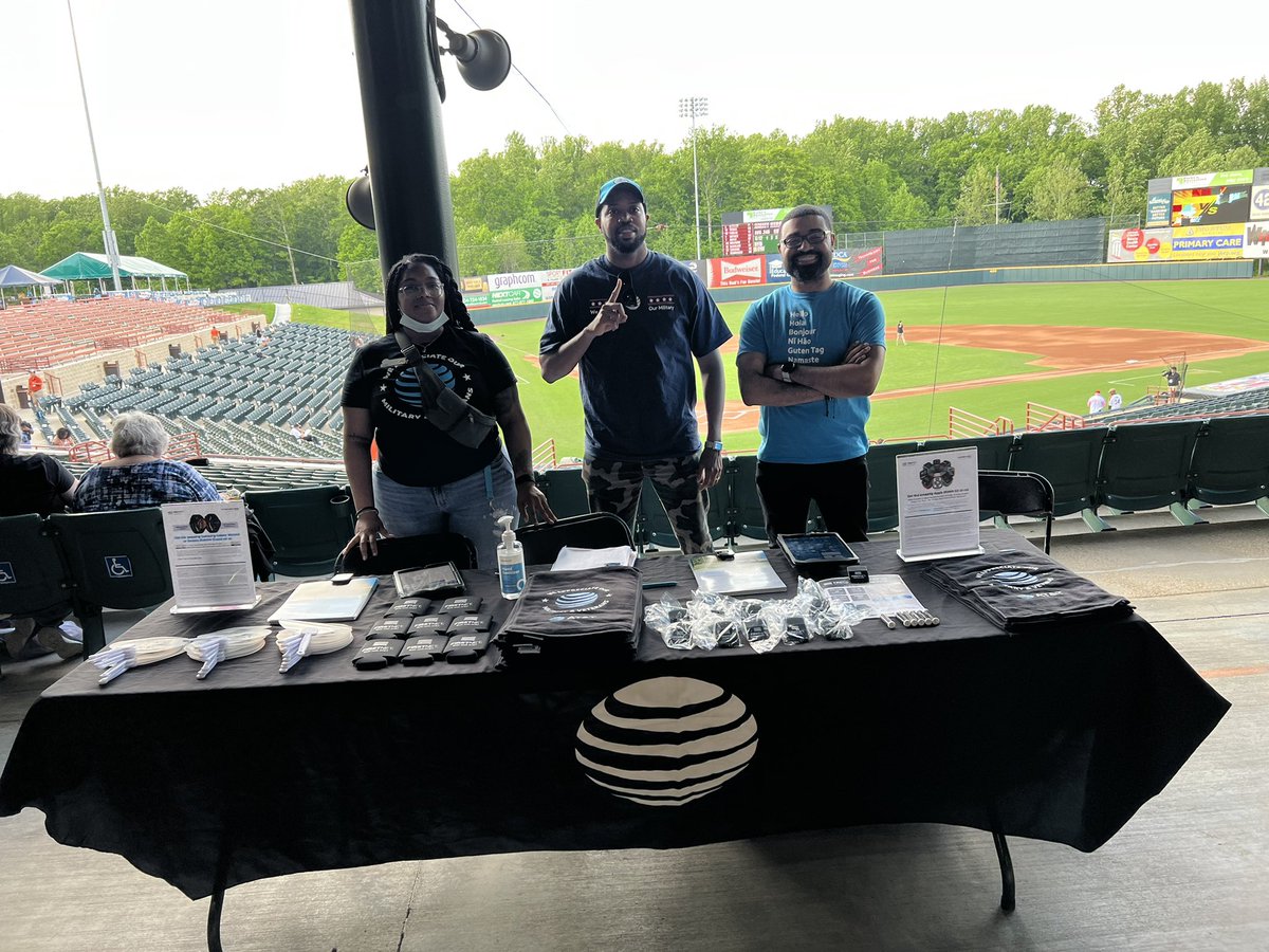 Rob Mickins (@mickinsrob) on Twitter photo Military Appreciation night here at the Bowie Baysox Stadium. Thank you <a href="/BowieBaysox/">Chesapeake Baysox</a> for allowing us to help show appreciation to those who serve. #MilitaryAppreciationMonth <a href="/Nilo4r/">Olin Ugo</a> <a href="/JessicaA_MAS/">Jessica A. Fenwick</a> <a href="/NEEESA27/">Aneesa Harrington</a> @nellyr21 <a href="/BrandieNicole28/">Brandie Hall</a> <a href="/DomDavis_/">Dom Davis</a> <a href="/MASFANatics/">#SignaturebyNature</a> Military Appreciation night here at the Bowie Baysox Stadium. Thank you <a href="/BowieBaysox/">Chesapeake Baysox</a> for allowing us to help show appreciation to those who serve. #MilitaryAppreciationMonth <a href="/Nilo4r/">Olin Ugo</a> <a href="/JessicaA_MAS/">Jessica A. Fenwick</a> <a href="/NEEESA27/">Aneesa Harrington</a> @nellyr21 <a href="/BrandieNicole28/">Brandie Hall</a> <a href="/DomDavis_/">Dom Davis</a> <a href="/MASFANatics/">#SignaturebyNature</a>