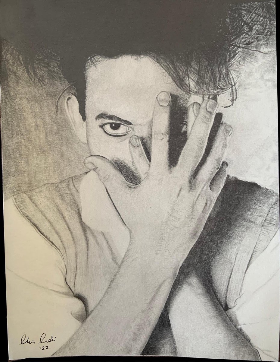 Hi, <a href="/RobertSmith/">ROBERT SMITH</a> , I drew your portrait… I hope you like it!  I really got into The Cure during lockdown and your music has had a profound effect on my life.. Thank you so much for everything 🎵🎶 #robertsmith #thecure #thecureband #fanart #art #goth