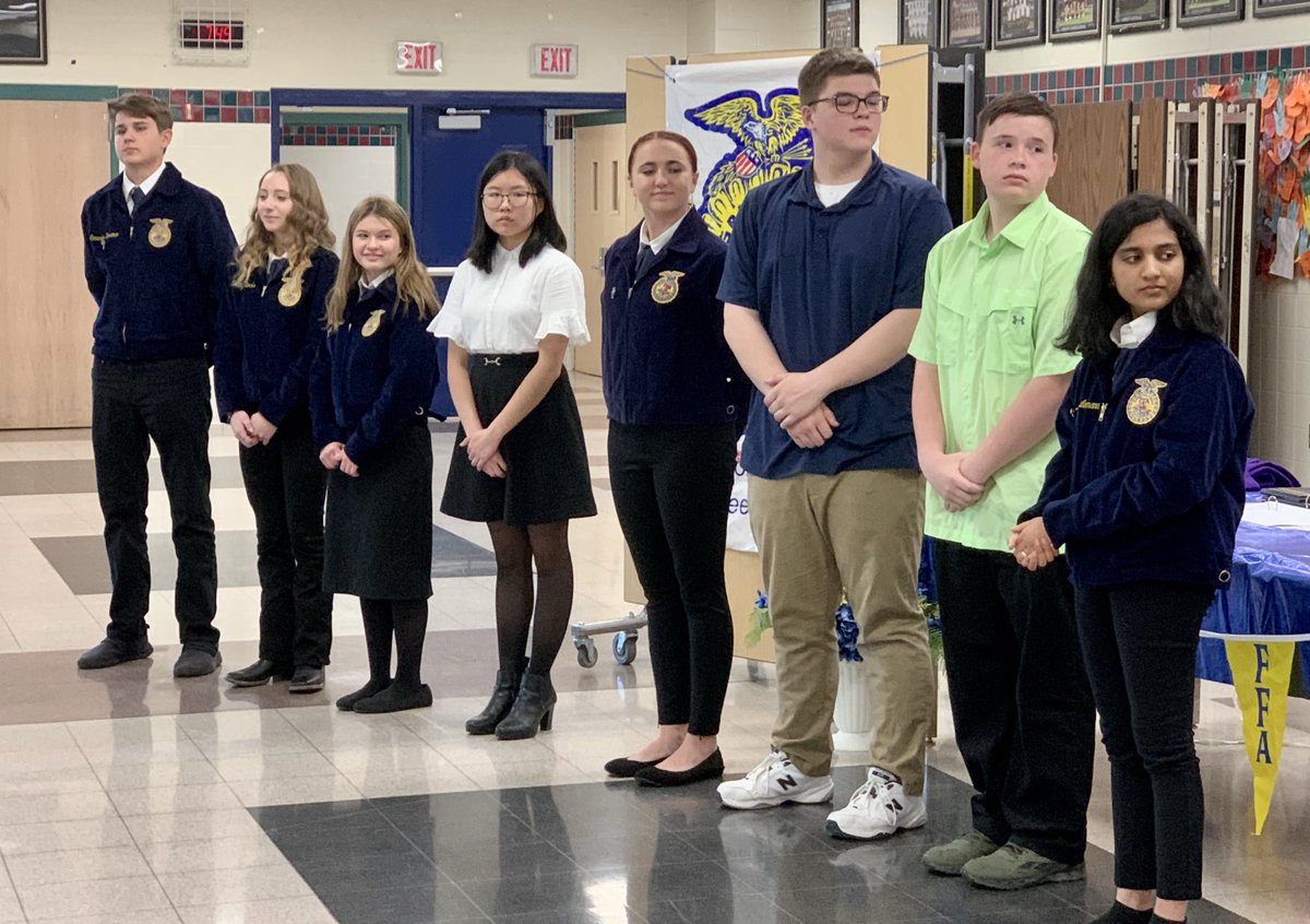Congratulations to our incoming FFA Officers! #hawkpride #FFA