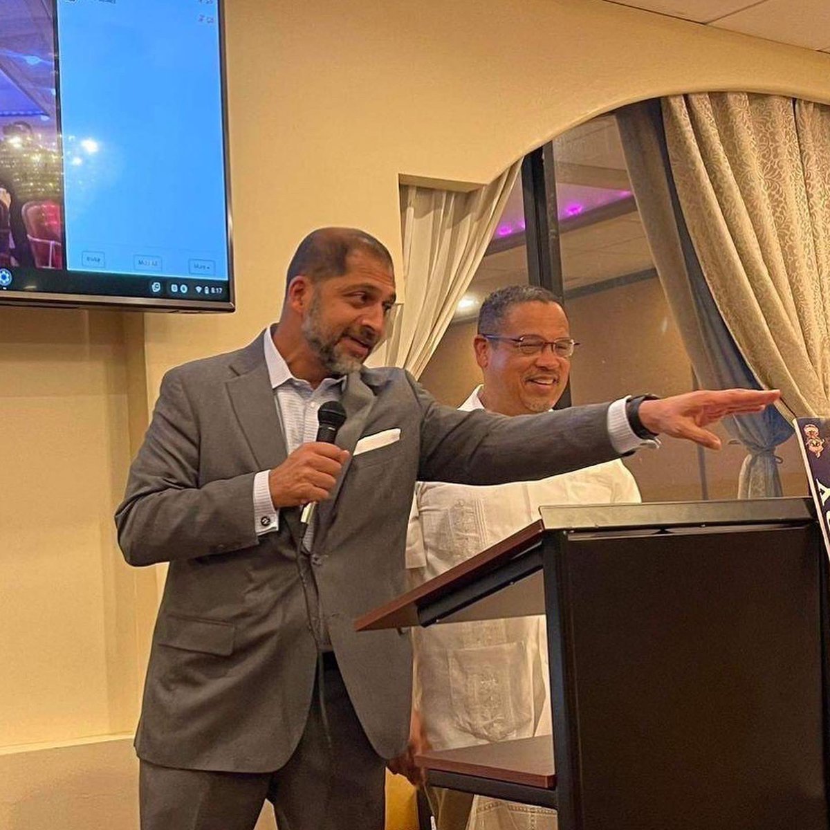 WVGLegal's tweet photo. @wvglegal partner @kbwdefender recently joined Minnesota Attorney General @keithellison for a fireside chat to discuss criminal justice reform and the #georgefloyd case. https://t.co/61G9MFrvtA