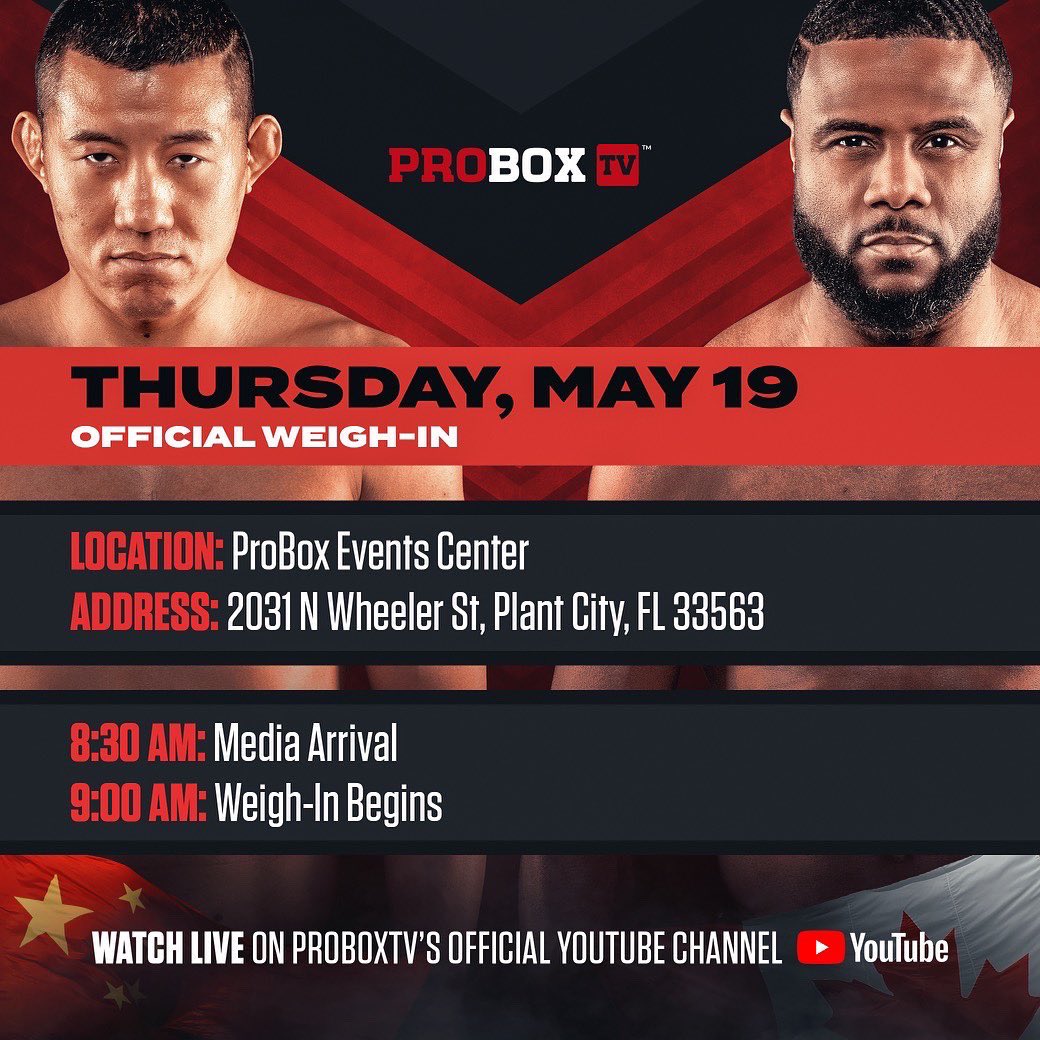 ProBox_TV's tweet photo. PROBOX TV FIGHT WEEK SCHEDULE 👀📝 

🫵 click and swipe for more details 👊

#boxing #boxeo #fightweek #press #media #proboxtv #whatson https://t.co/slIpPTfago