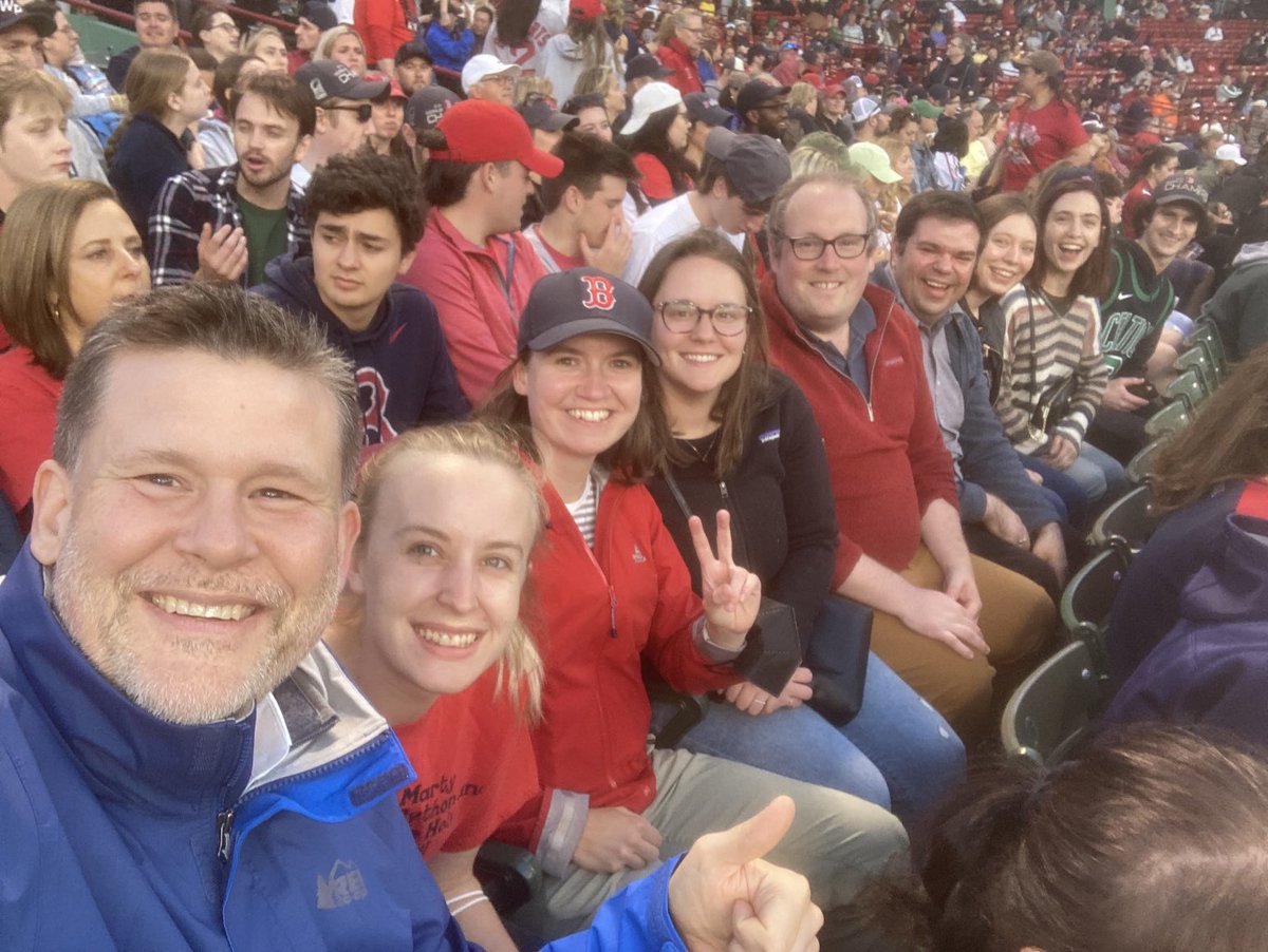 EthanRockStory's tweet photo. At Fenway Park with (most of) my awesome research group! https://t.co/IvszRi4pHW