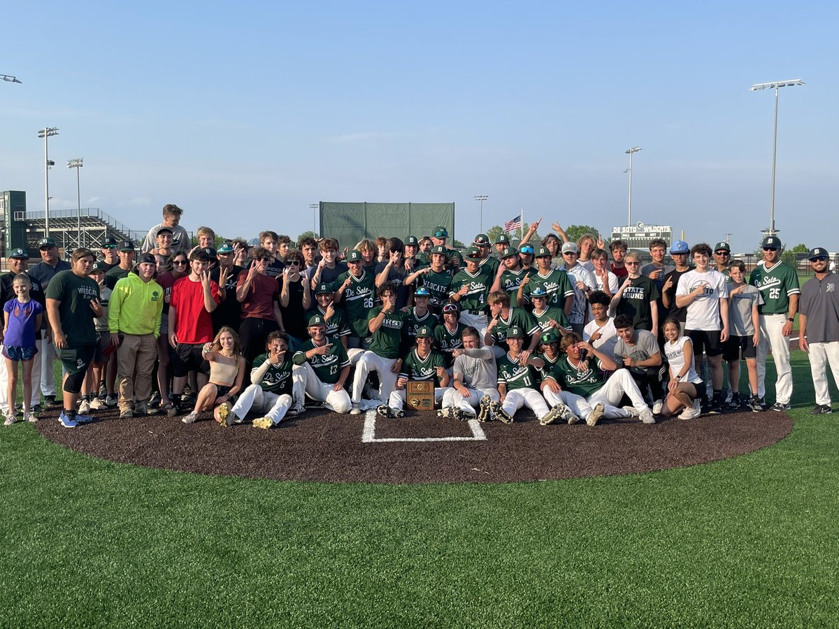 Varsity Baseball is your <a href="/KSHSAA/">KSHSAA</a> Class 5A REGIONAL CHAMPIONS! <a href="/BaseballDHS17/">De Soto Wildcats</a>