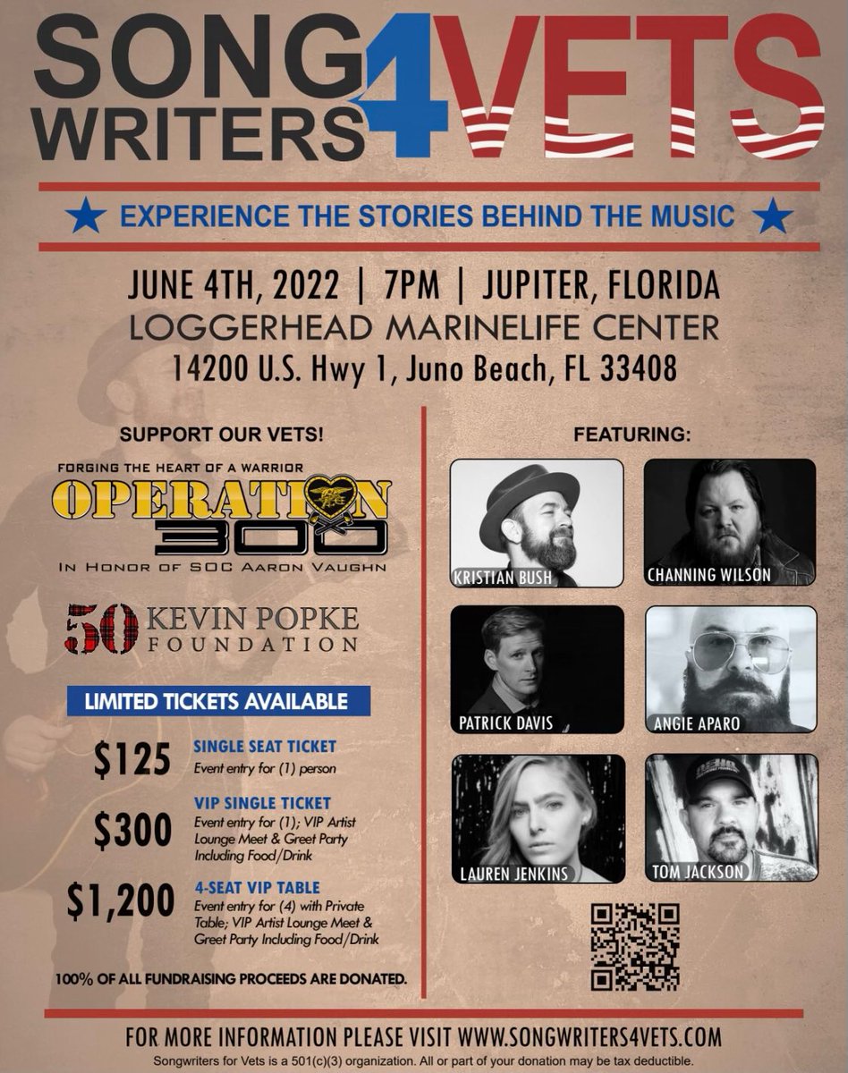 Support your vets !! 100% of proceeds got to the vets. BUY YOUR TICKET TODAY!