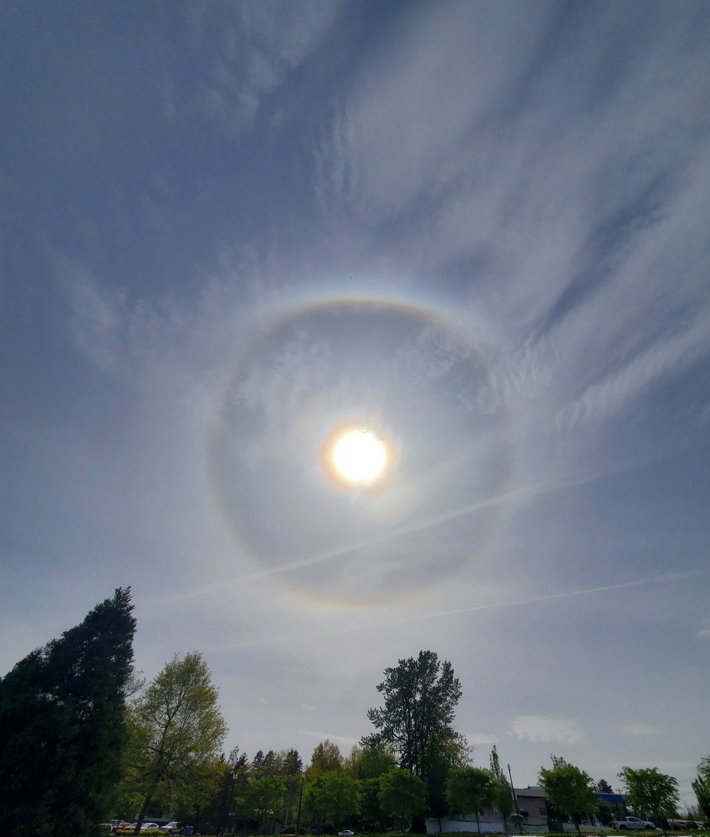 chriscabe3's tweet photo. Halo around the sun today #greshamOR #orwx @KOINNews @JosephForecast @KelleyKOIN @NatashaKOIN6 @SteveKOIN https://t.co/taZvOfTBud