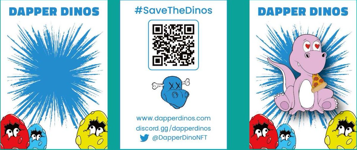 We aren’t just going to be giving away Baby Dinos and Breeding Token NFTs, we’ll have physical pins as well! Eggs and Babies!
#SeeYouAtVeeCon #SaveTheDinos🦖🎩