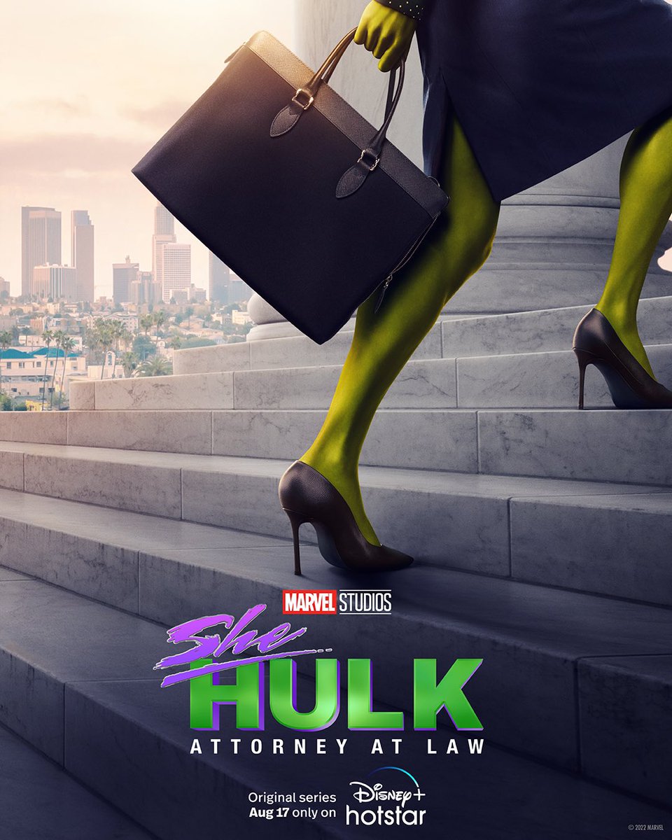 DisneyPlusMY's tweet photo. Jumpa di mahkamah🏛️

Strim She-Hulk: Attorney at Law, Original series dari Marvel Studios, bermula 17 Ogos ini kat #DisneyPlusHotstarMY #SheHulk https://t.co/xRMkZ7EBK2