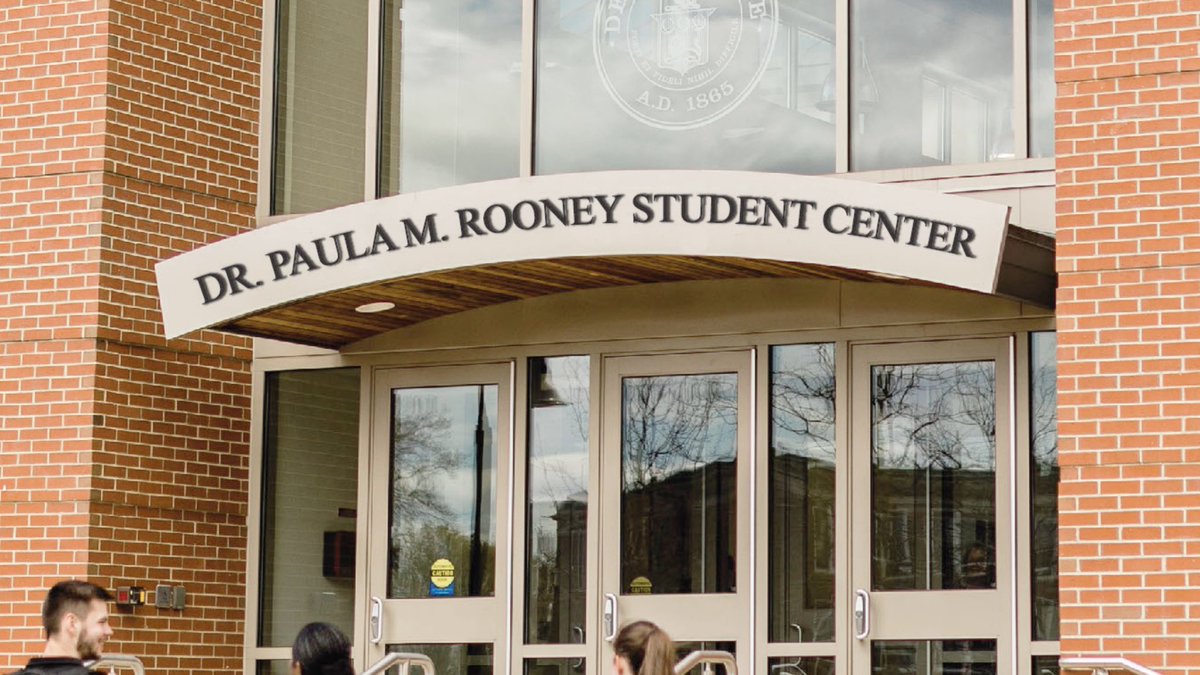 DeanCollege's tweet photo. Congratulations to Dr. Paula M. Rooney, who was honored tonight at a reception celebrating her 27 years of leadership at Dean College. The Dean College Board of Trustees announced that Dean’s Campus Center would be renamed the Dr. Paula M. Rooney Student Center. https://t.co/JP2W2VGUwO