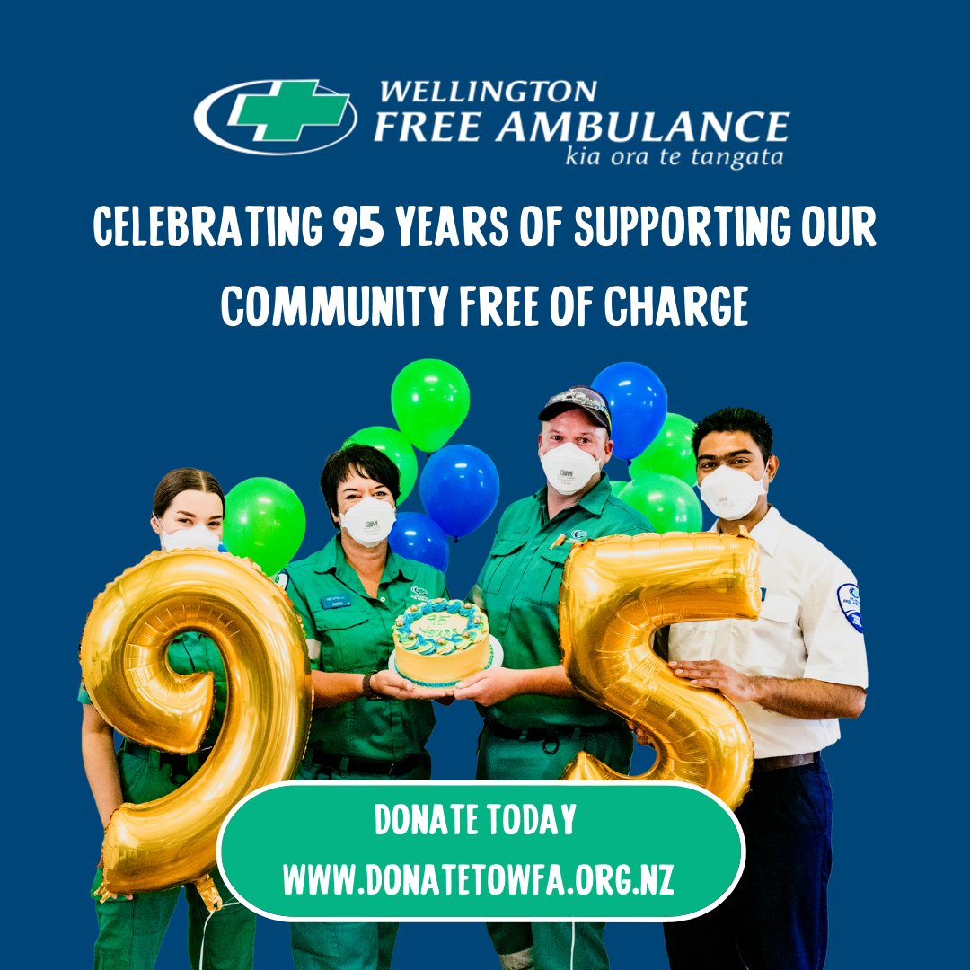 Wellington Free Ambulance is celebrating 95 years of supporting our community as the only free ambulance service in New Zealand. Ultibend has been a very proud to be a part of the WFA "Support Crew"