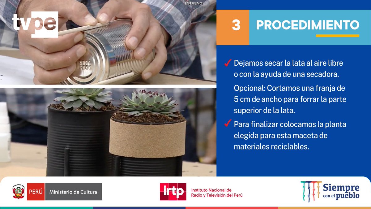 Anota los materiales y sigue los pasos de esta creación que nos enseñan <a href="/almendra_gd/">Almendra Gomelsky</a> y <a href="/JoaquindeO/">Joaquín de Orbegoso</a> en #HechoAMano. 🛠️
#TodosSomosTVPerú