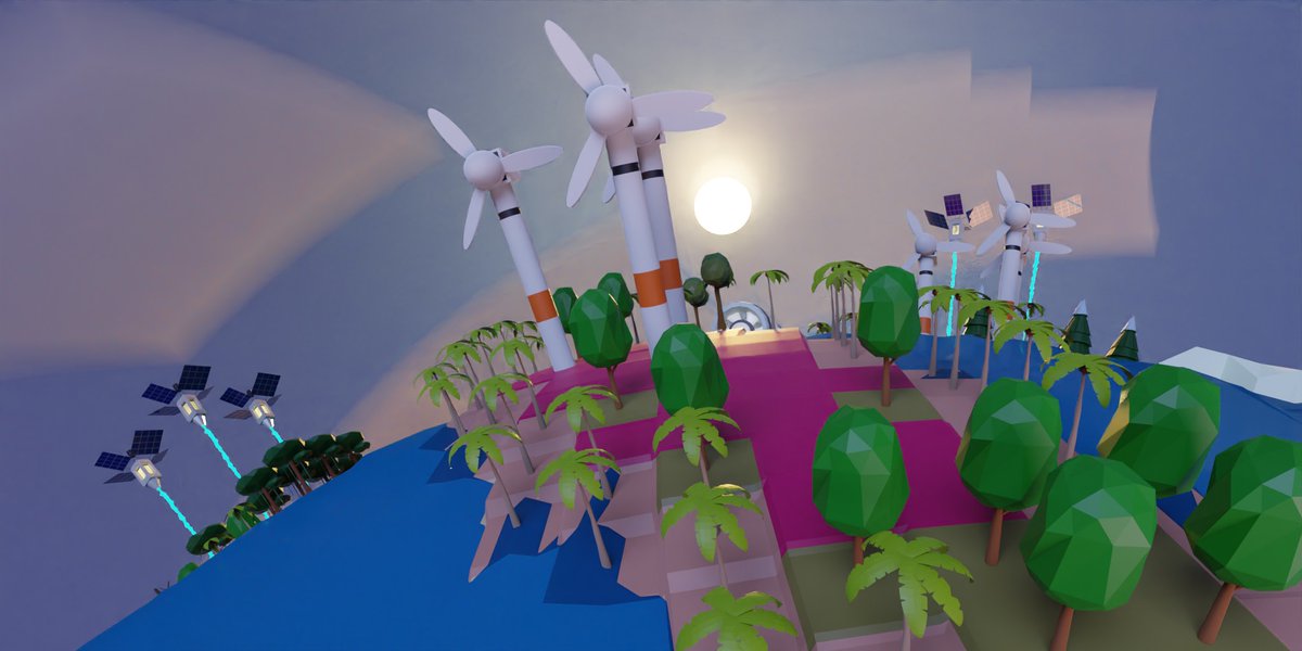 What will your world look like?🌏

Create a human society with cities and power plants (renewable or otherwise). 🌱

Determine the corresponding effects of pollution, such as greenhouse gases, global warming, deforestation, desertification, etc…