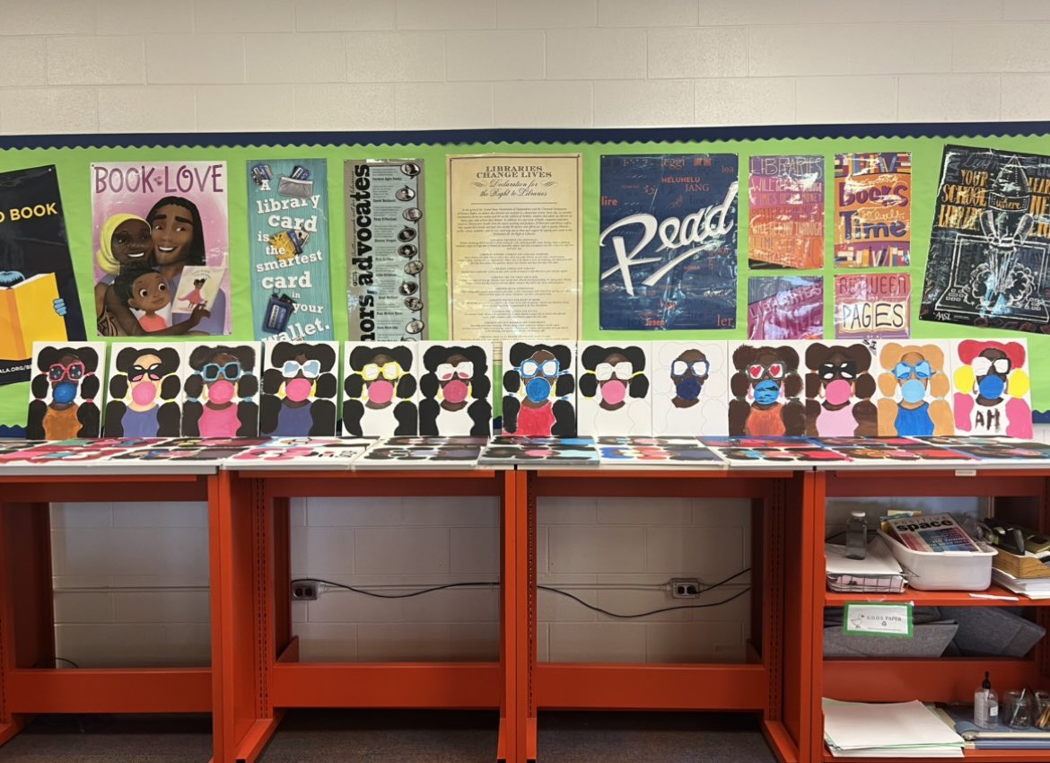HCI_Library's tweet photo. 2/2 Black Excellence @HarbordCI delegates were thrilled to screen @revengebbf and participate in an amazing Q&amp;A with the incomparable @amanda_parris in our library!  SS we’re beyond proud to bring home their artwork entitled “Melanin” @Tray_Arts @tdsb_cebsa @TDSBLibrary https://t.co/Hku5SFeUwI