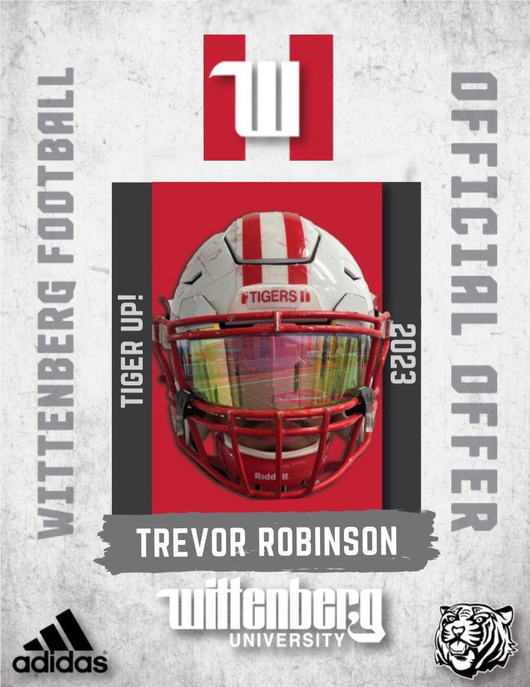 I appreciate <a href="/JimCollins_FB/">Jim Collins</a> and Wittenberg for having me today. Excited to hear I have earned the opportunity to play at Wittenberg University